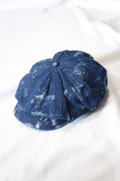 Bio wash vintage denim casquette