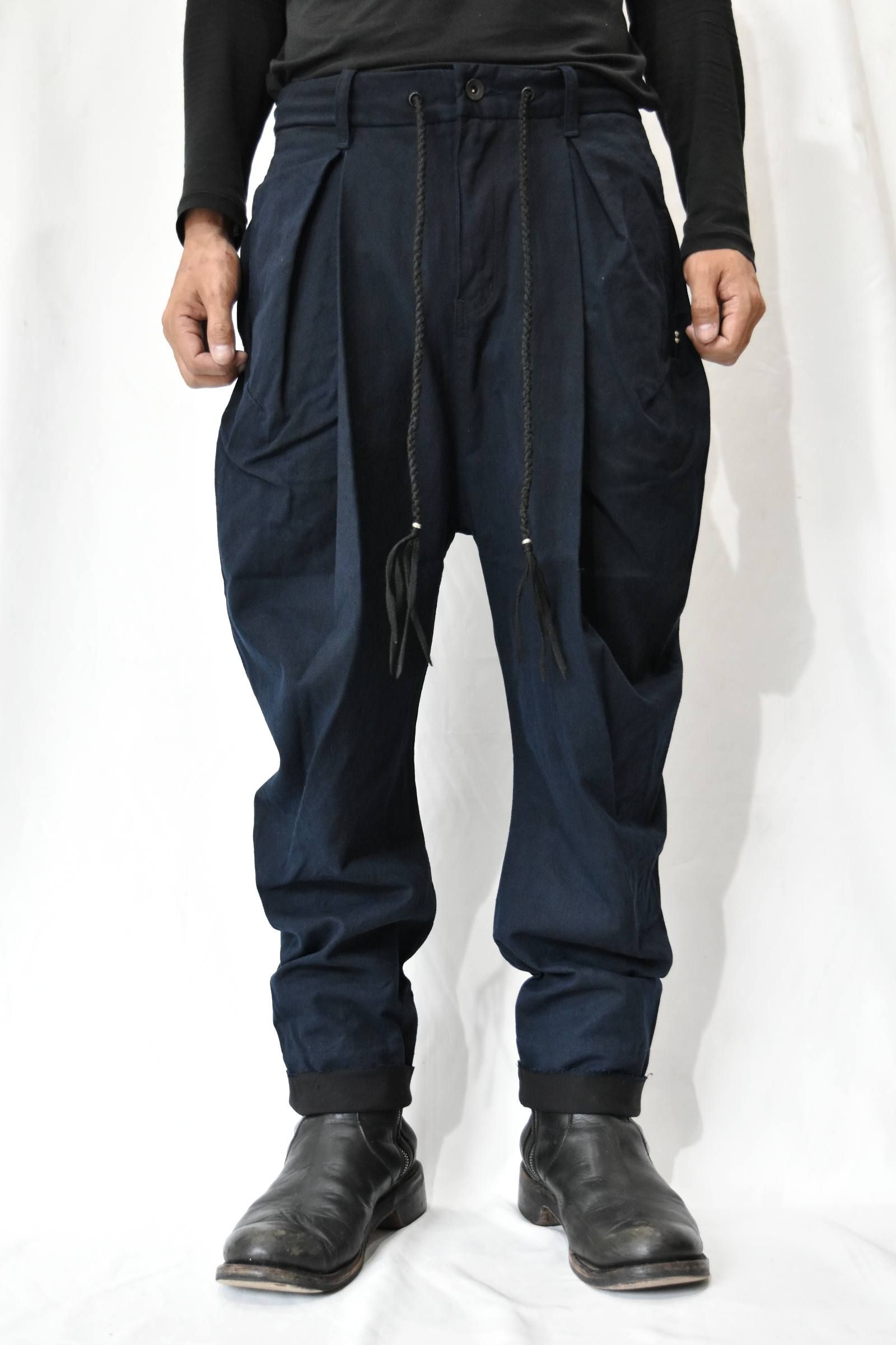 KMRii - Twill Jodhpurs Pants (Navy) | chord online store