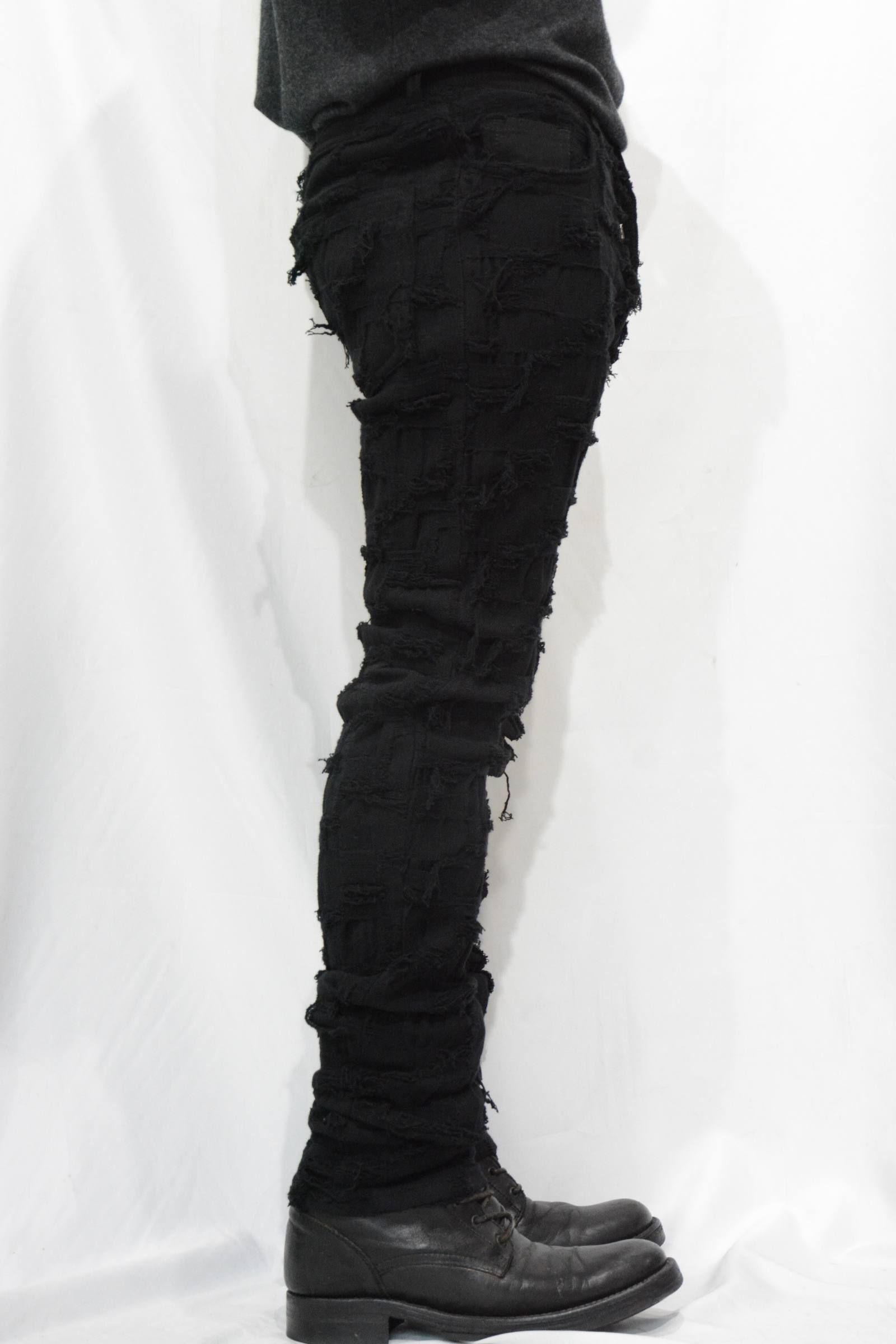 ブロックジャガード ストレッチパンツ