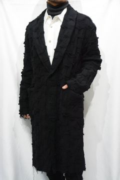 ブロックジャガード チェスターコート