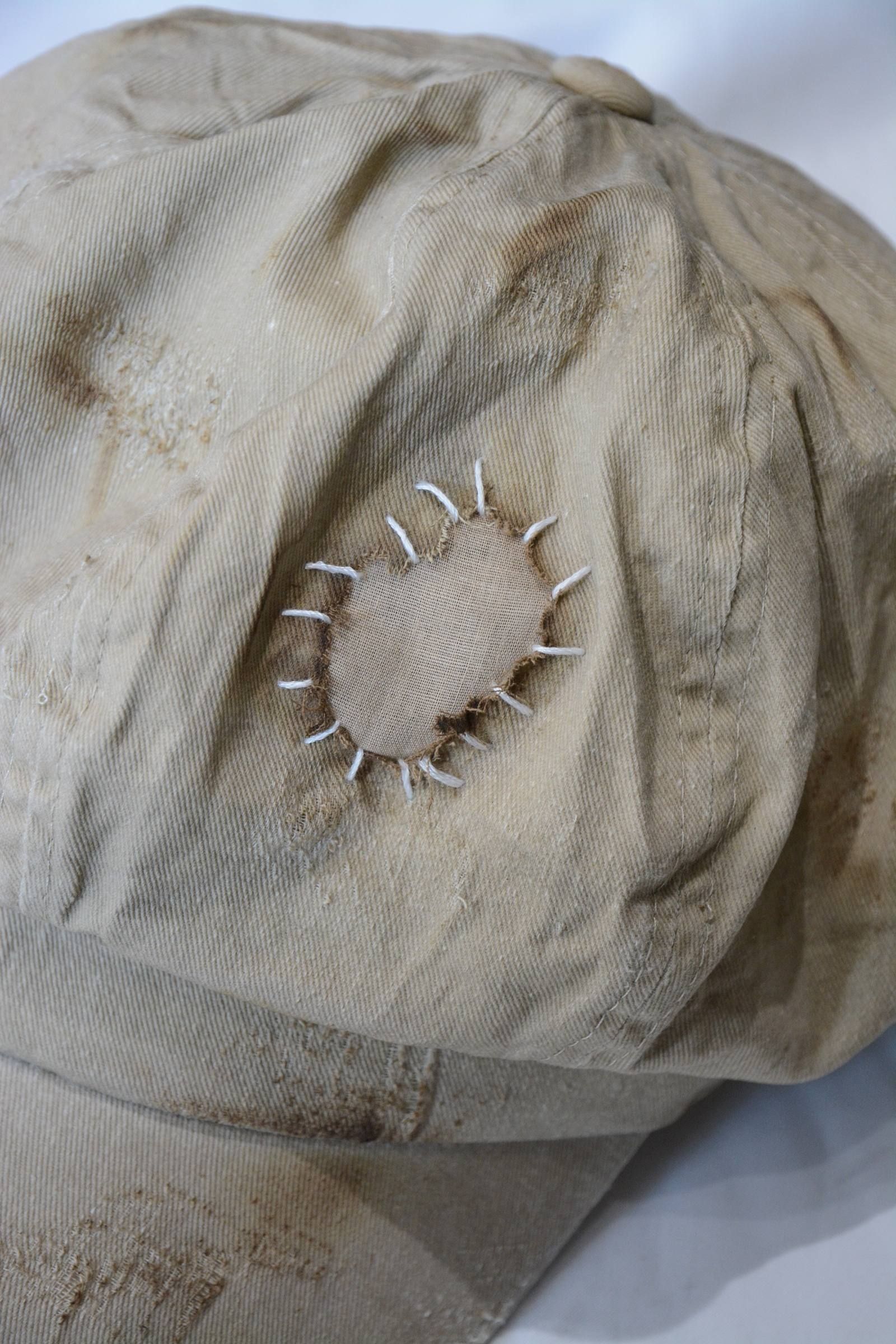 Bio wash vintage beige casquette