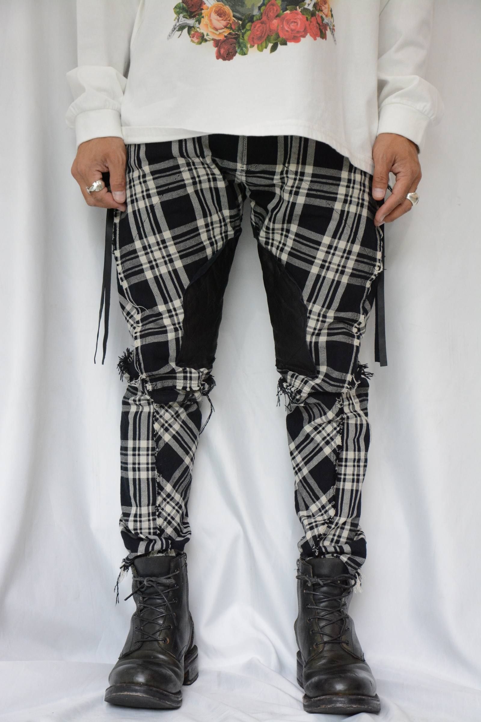 “MOTO CHECK“ TROUSERS