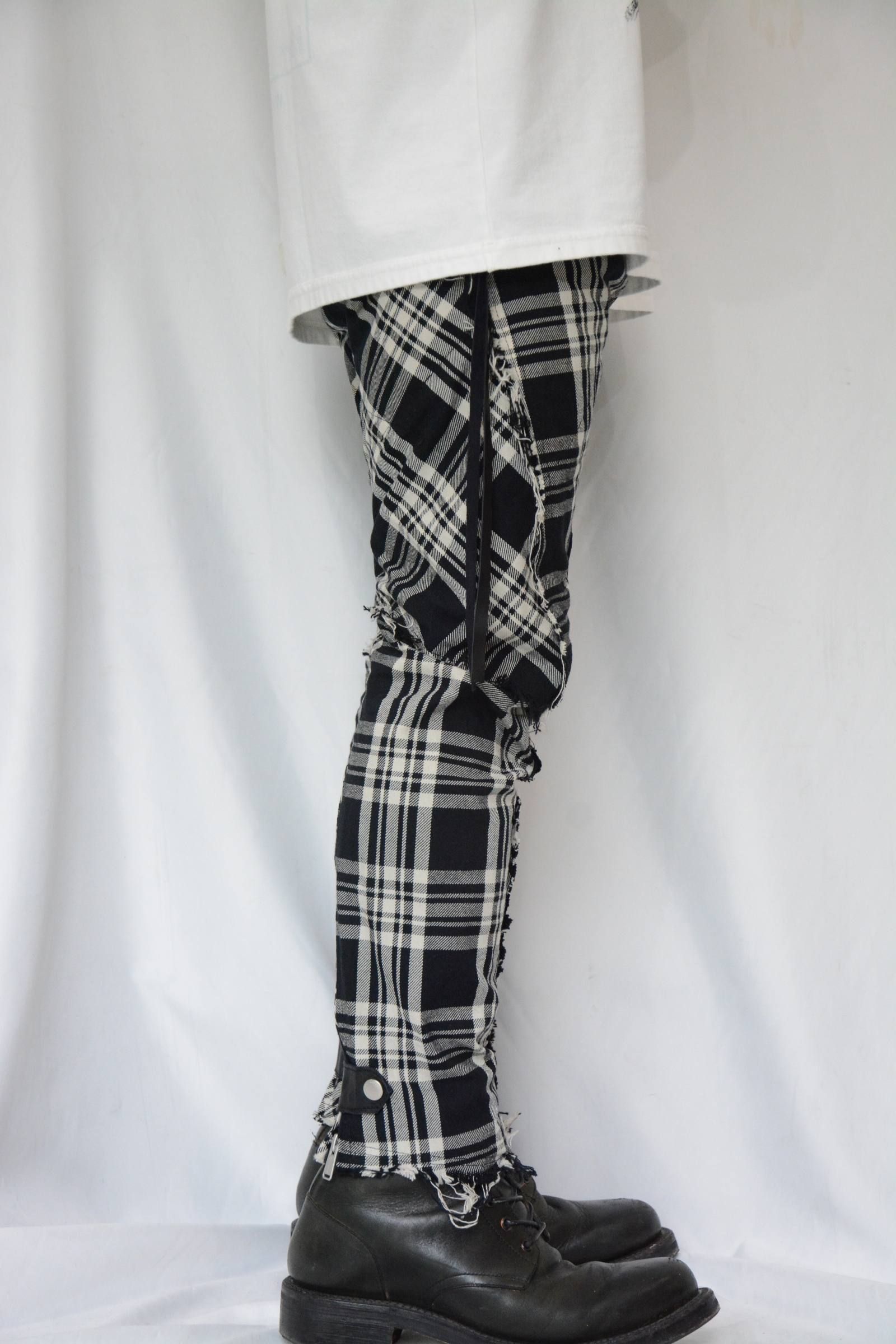 “MOTO CHECK“ TROUSERS