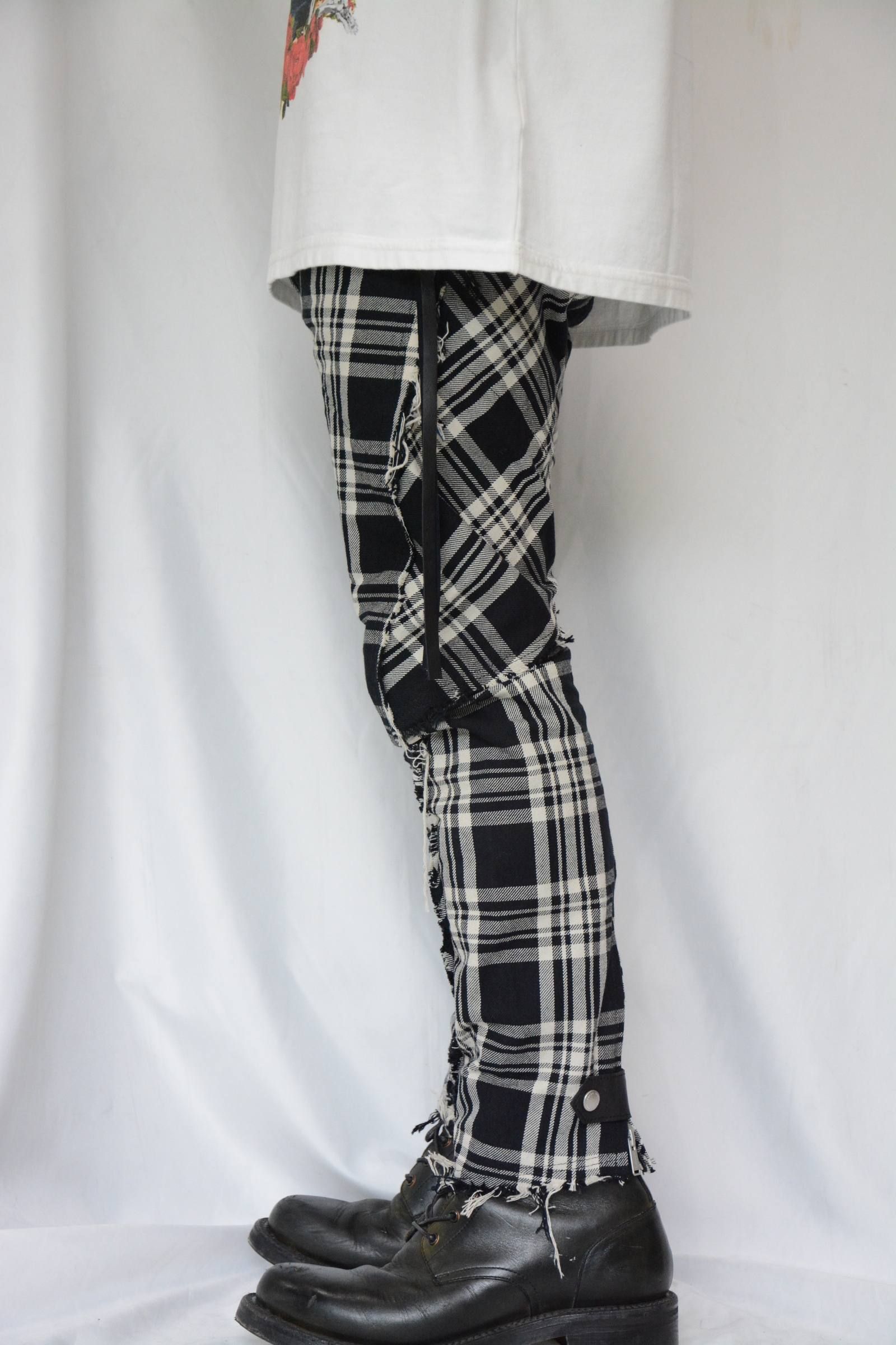 “MOTO CHECK“ TROUSERS