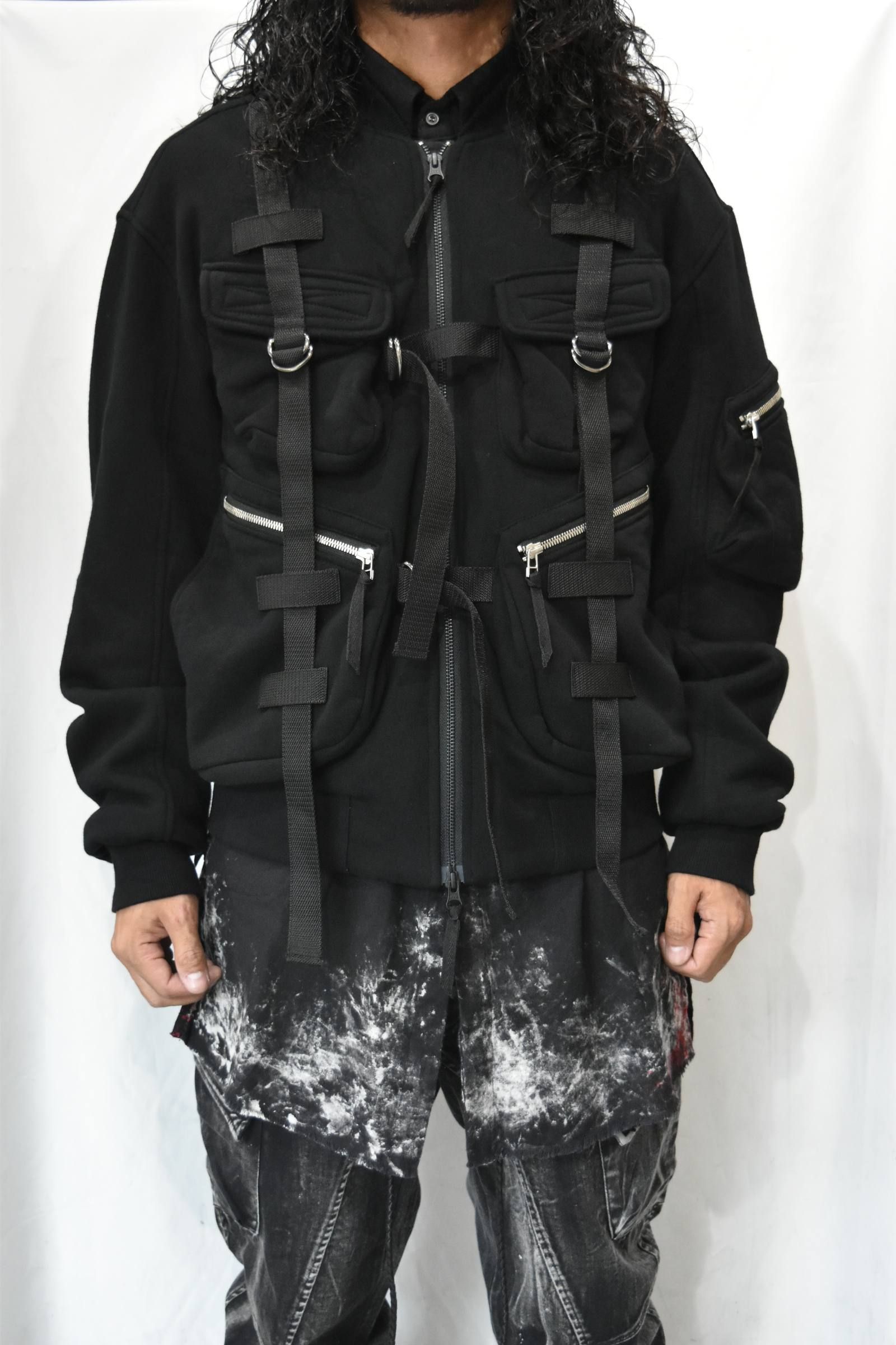 KMRii - Parachute Over Blouson (Black) | chord online store