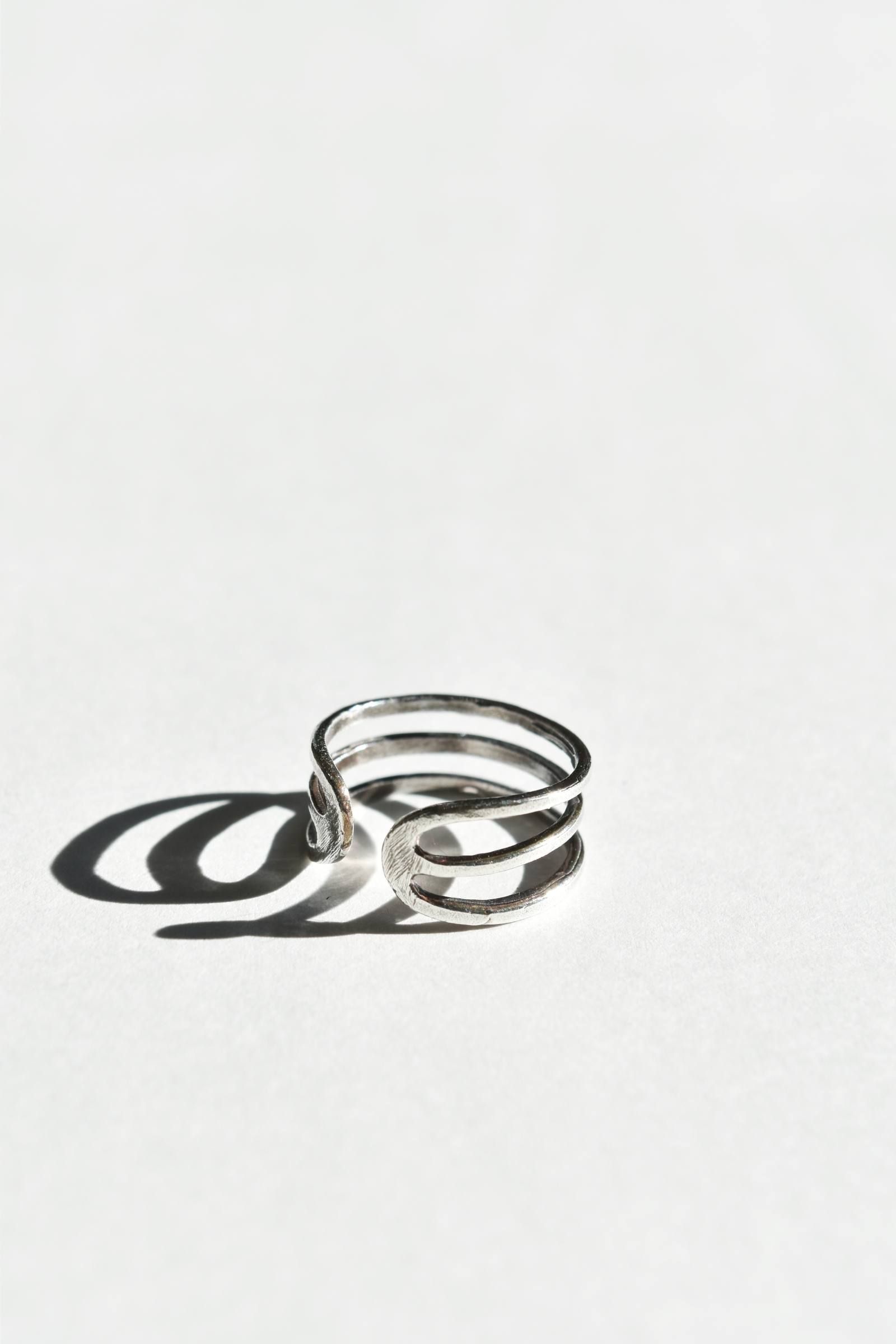 BORDER EARCUFF / Silver | ボーダー イヤーカフ / シルバー