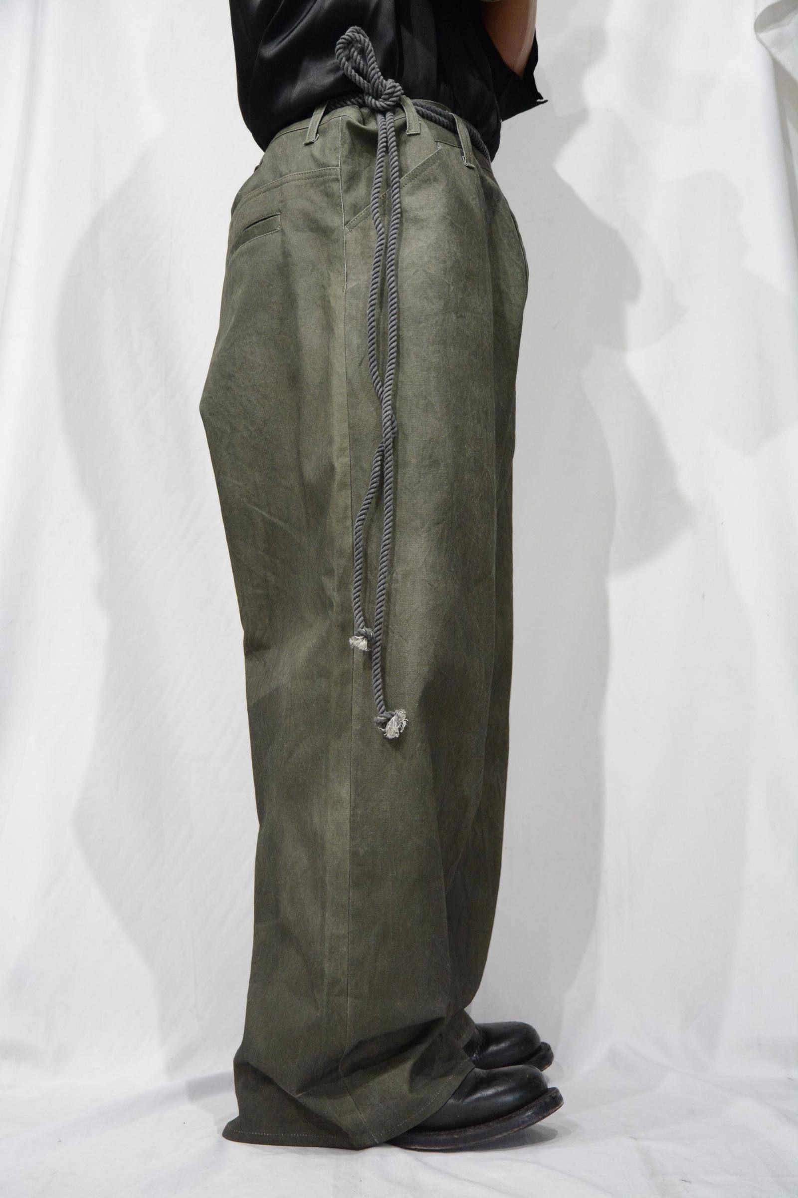★ BACKLASH 2019AW アルパカワイドサルエルパンツ 　ベージュ ☆ BACKLASH 2019AW アルパカワイドサルエルパンツ ベージュ