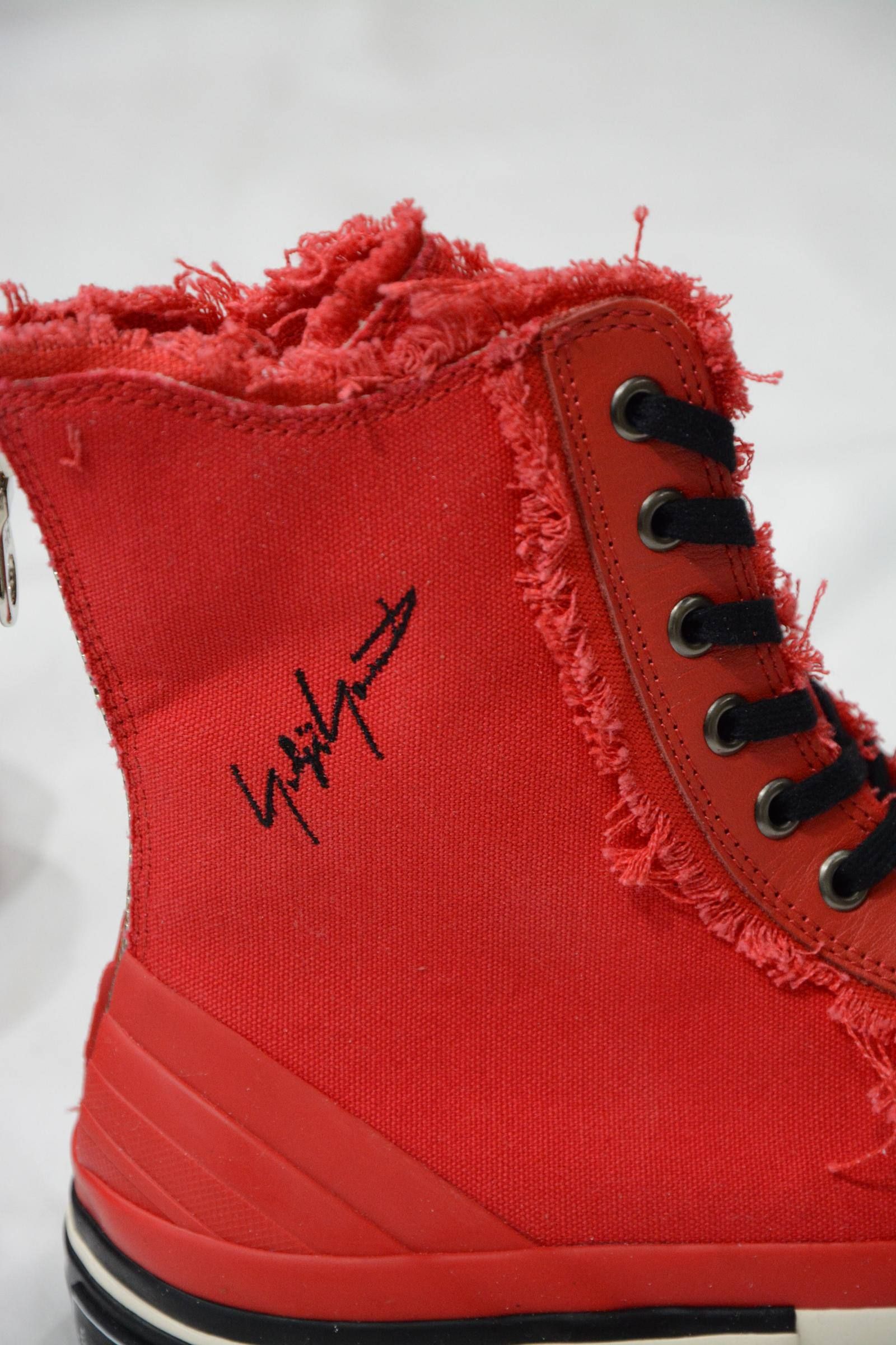 B Yohji Yamamoto × VESSEL HIGH ハイカットスニーカー
