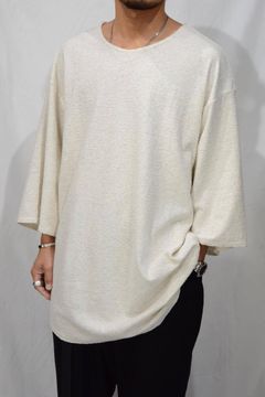 コットンランダム パイル カットソー