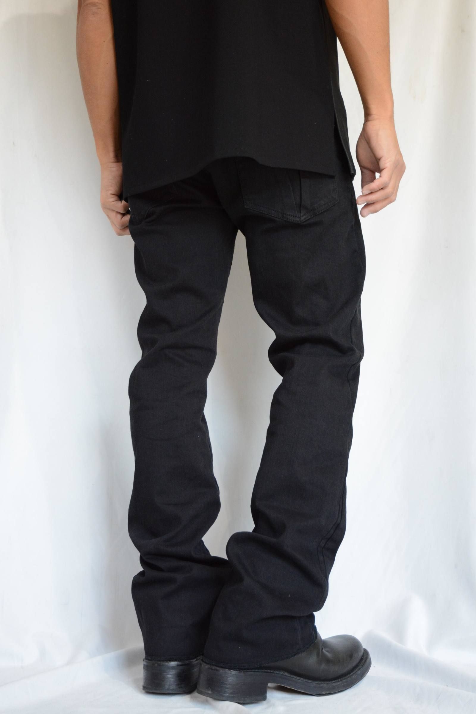 BACKLASH ストレッチデニム13.5oz＋カーフスエード ブーツカット BACKLASH ストレッチデニム13.5oz＋カーフスエード ブーツカット