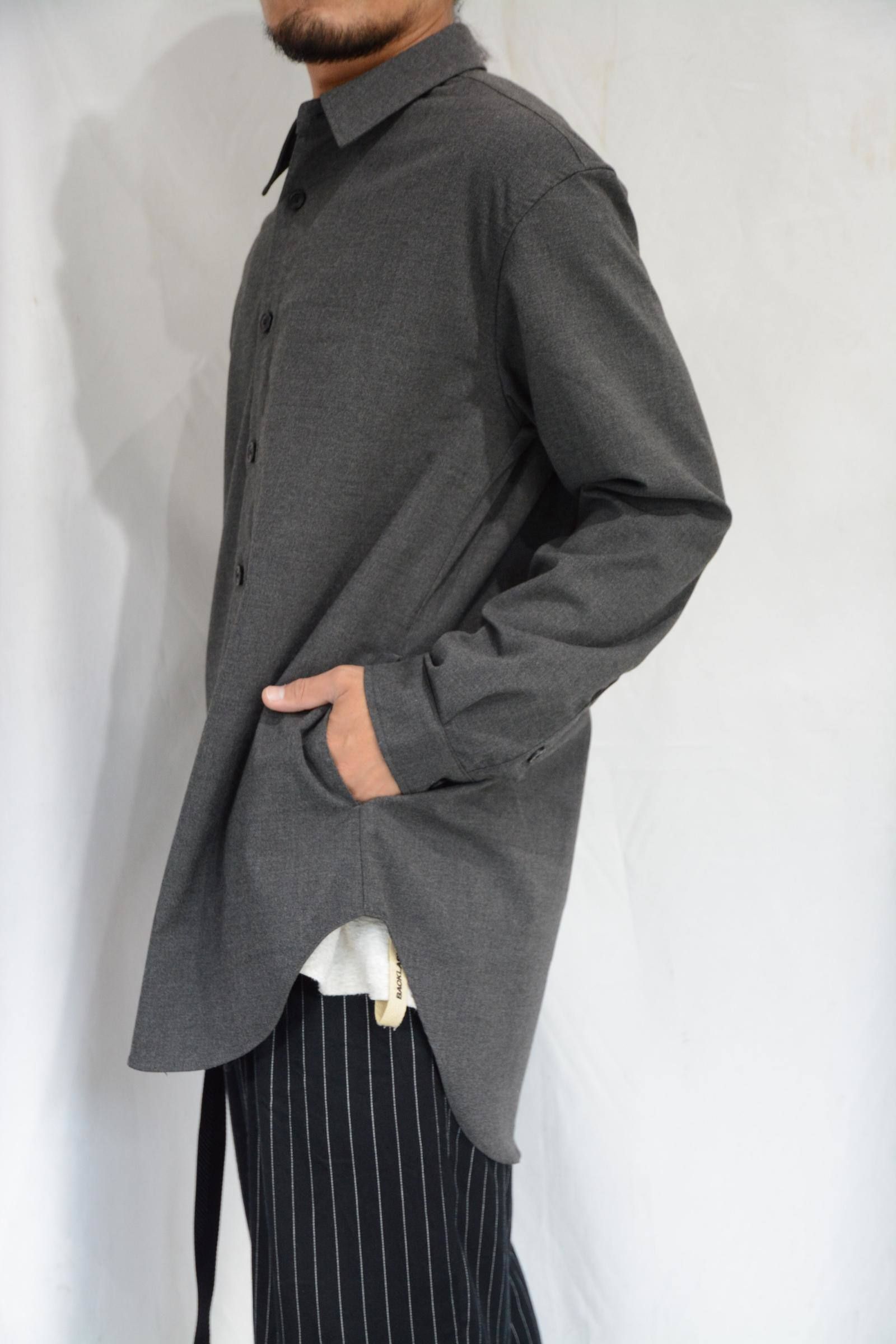 オーバー ロングシャツ