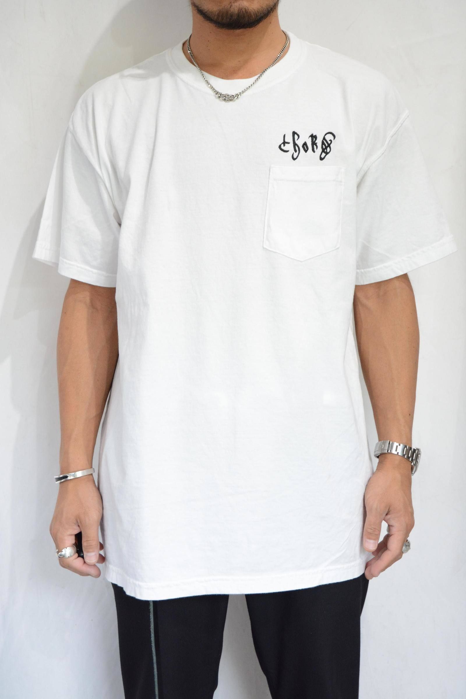 chord 刺繍 ポケット S/S Tシャツ
