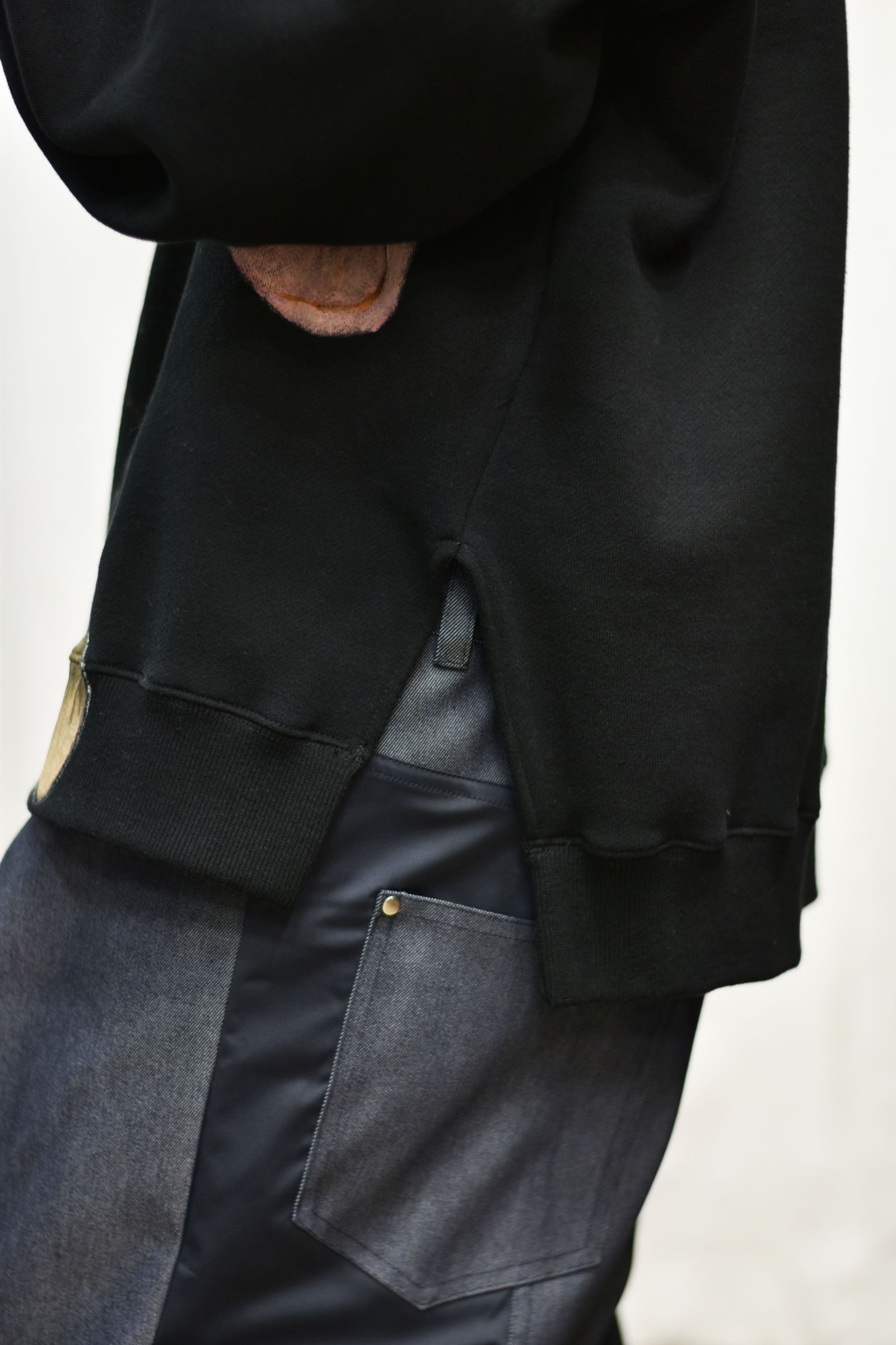 タックパフスウェット / LB21FW-PO01-HP (BLACK×CANNA)