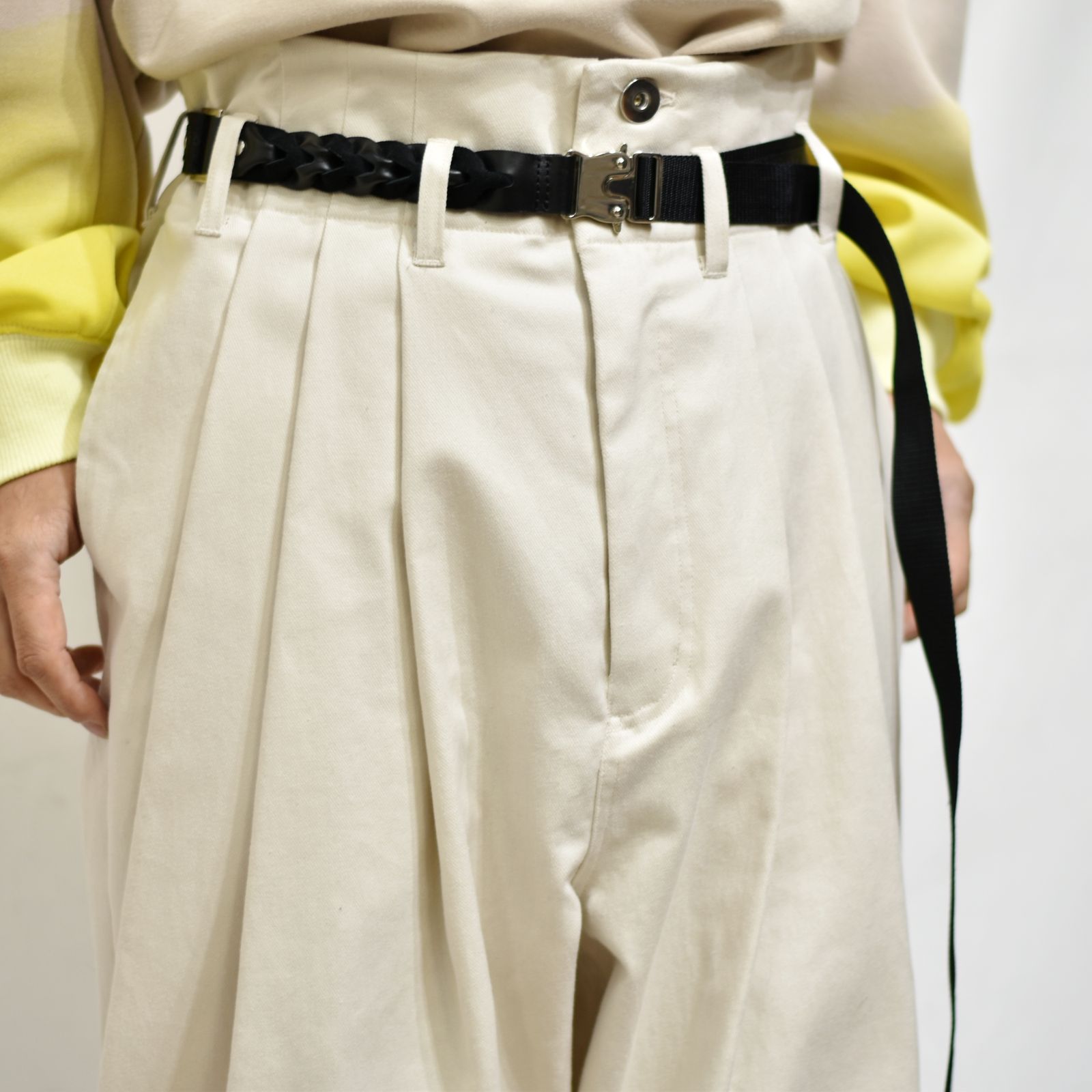 3タックハイウェストバギーパンツ / LB22AW-PT03-KT (BALM)