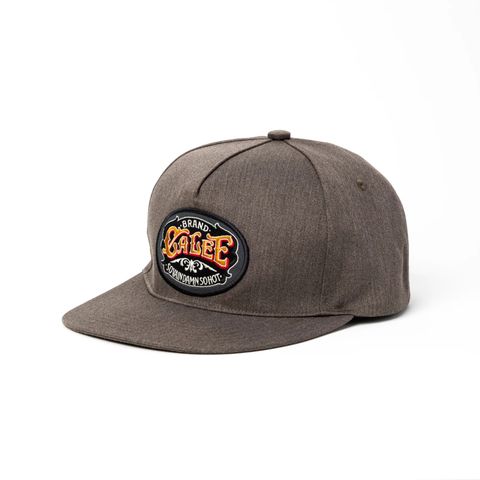 SIGNBOARD WAPPEN CAP ＜NATURALLY PAINT DESIGN＞ (HEATHER BROWN)｜ワッペン キャップ｜CL-26AWNT003