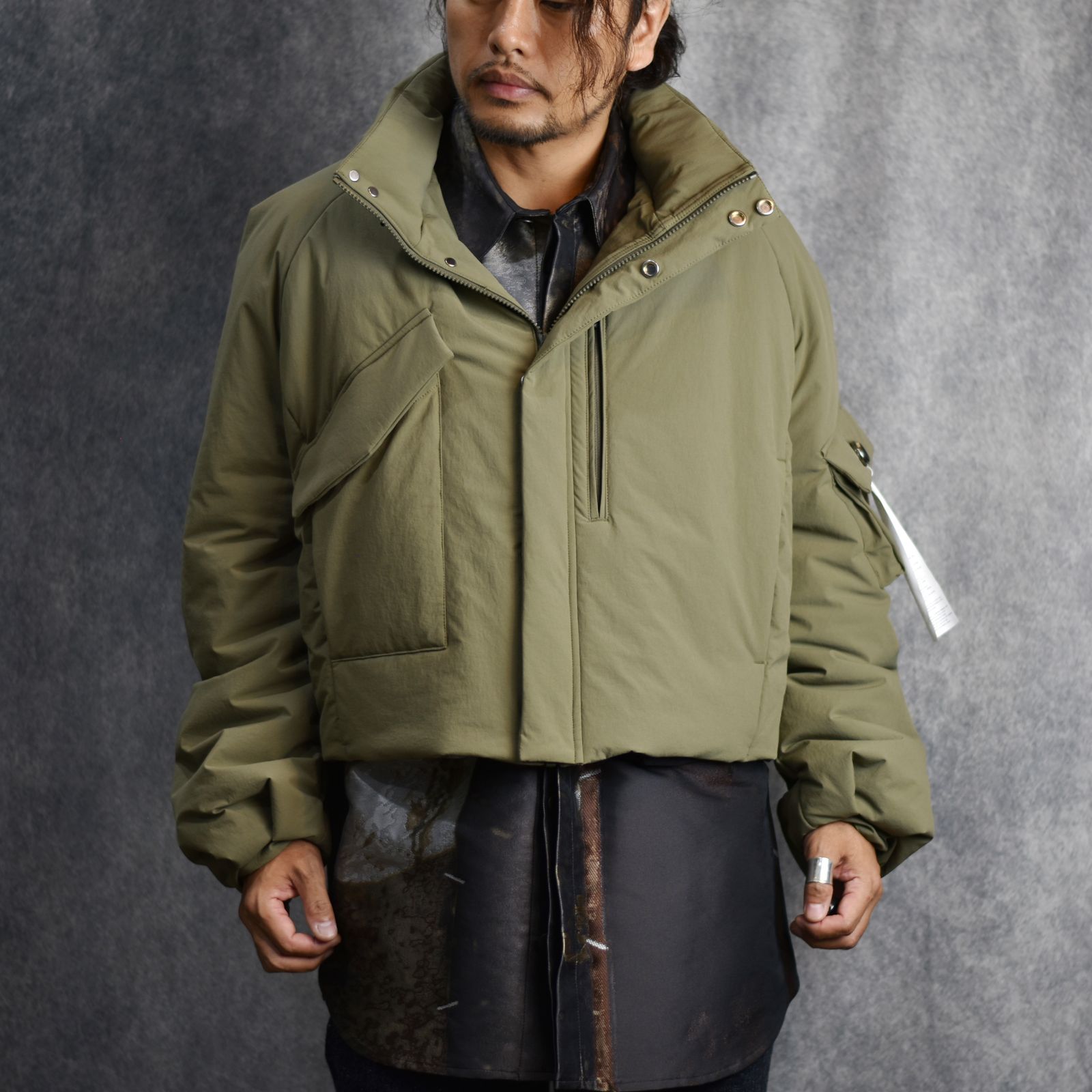 パッティングショートブルゾン / LB24AW-BL03-NBG (OLIVE)