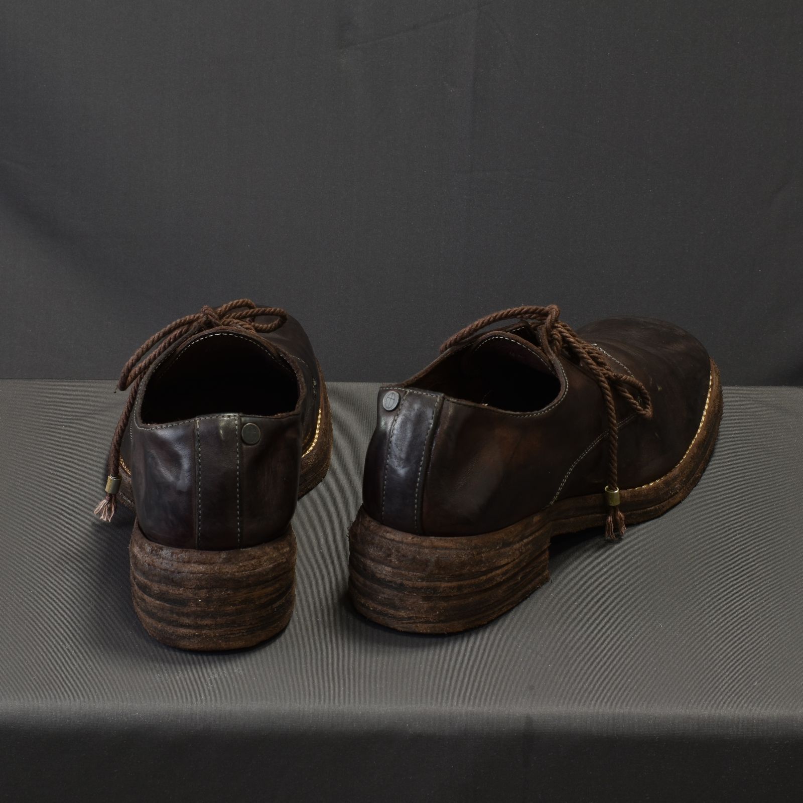 HORSE LEATER DERBY 2# LINED #LEATHER SOLES （BROWN）