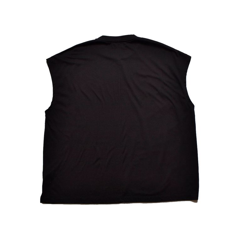 MINEDENIM - Big Nosleeve T-SH (BLK) / ビックシルエット MINEDENIM - Big Nosleeve T-SH (BLK) / ビックシルエット