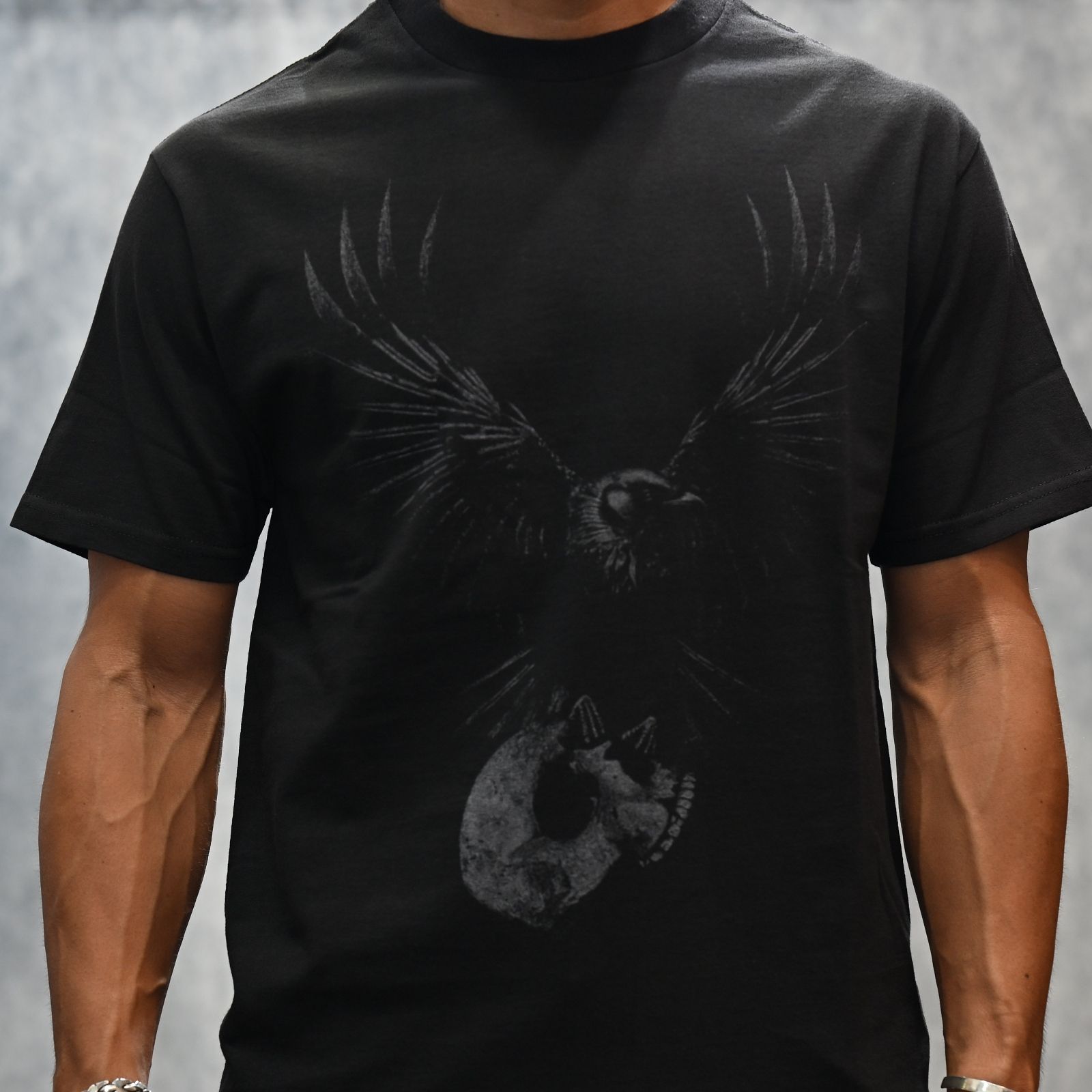 × MASSES “ROUND NECK” SHORT SLEEVE T A Ys （BLACK） / ML-T73-990-2