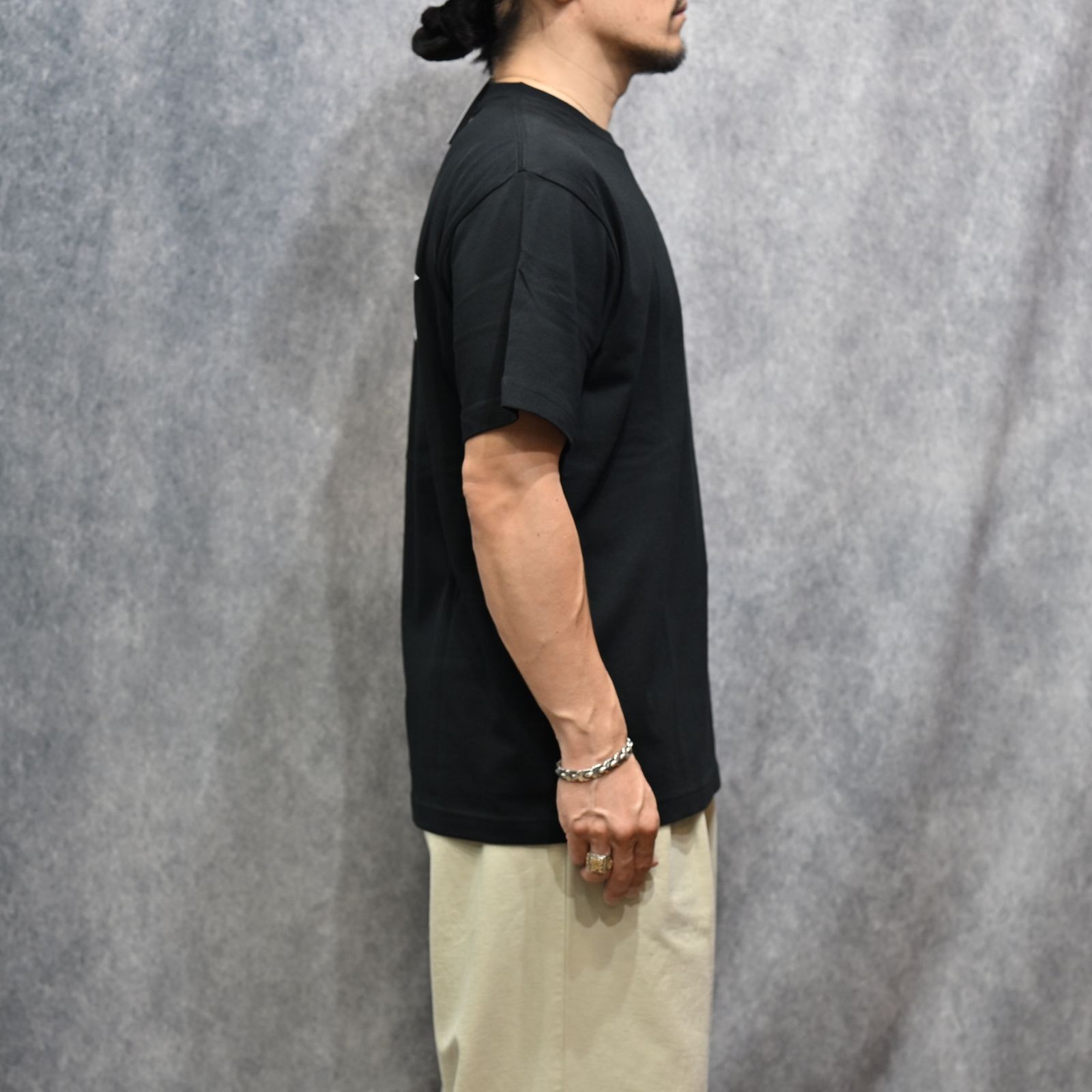 DIAMOND BACK TEE （BLACK）｜ダイアモンド プリント Tシャツ （ブラック） 602-261-17
