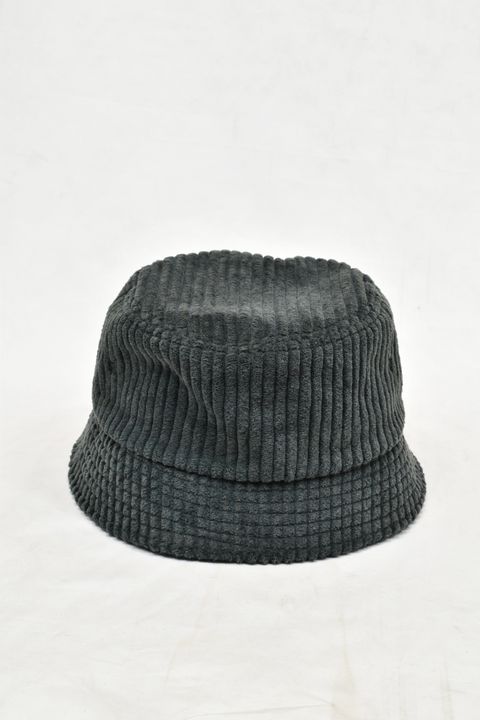 CORDUROY BUCKET HAT (CHARCOAL)