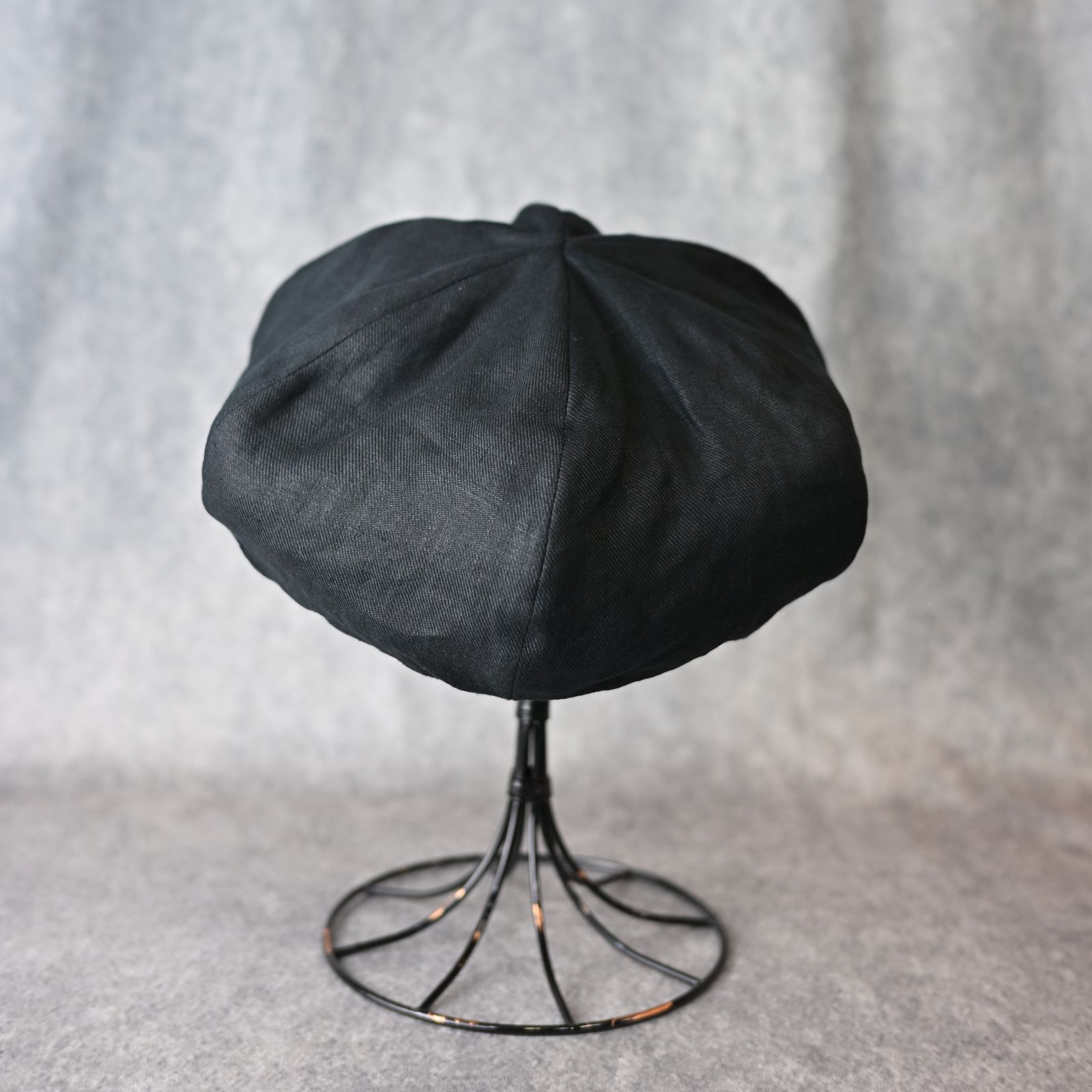LINEN CSAQUETTE （BLACK） / リネン キャスケット （ブラック） HP-H06-362-2-3