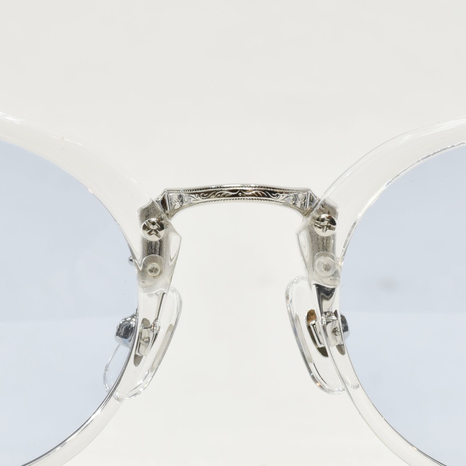 CALEE - C/M COMBI TYPE GLASSES (CLEAR/BLUE) / アーネルタイプ