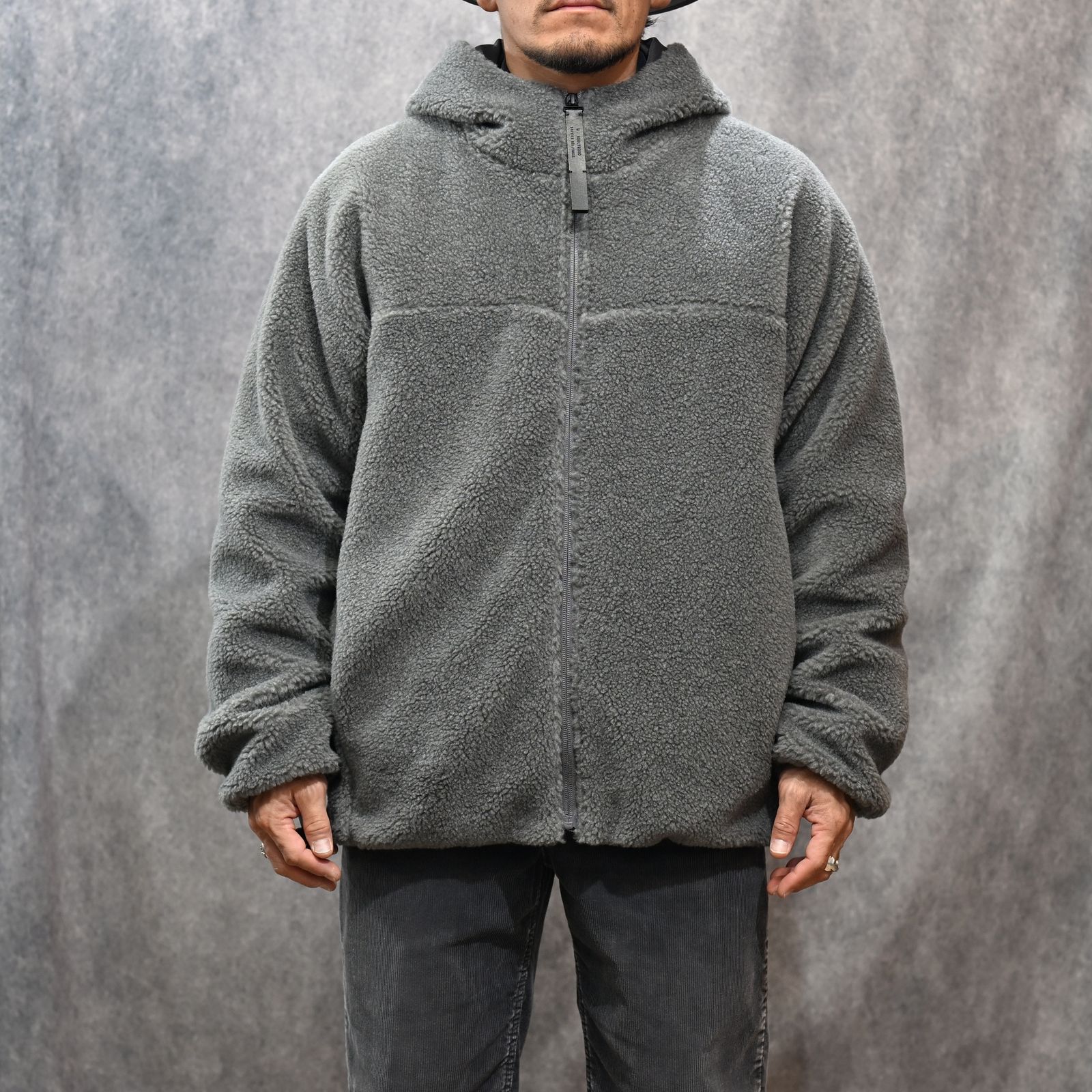 HOODED BLOUSON （GRAY）｜フーディーブルゾン ジップパーカー｜2252-BL05-002