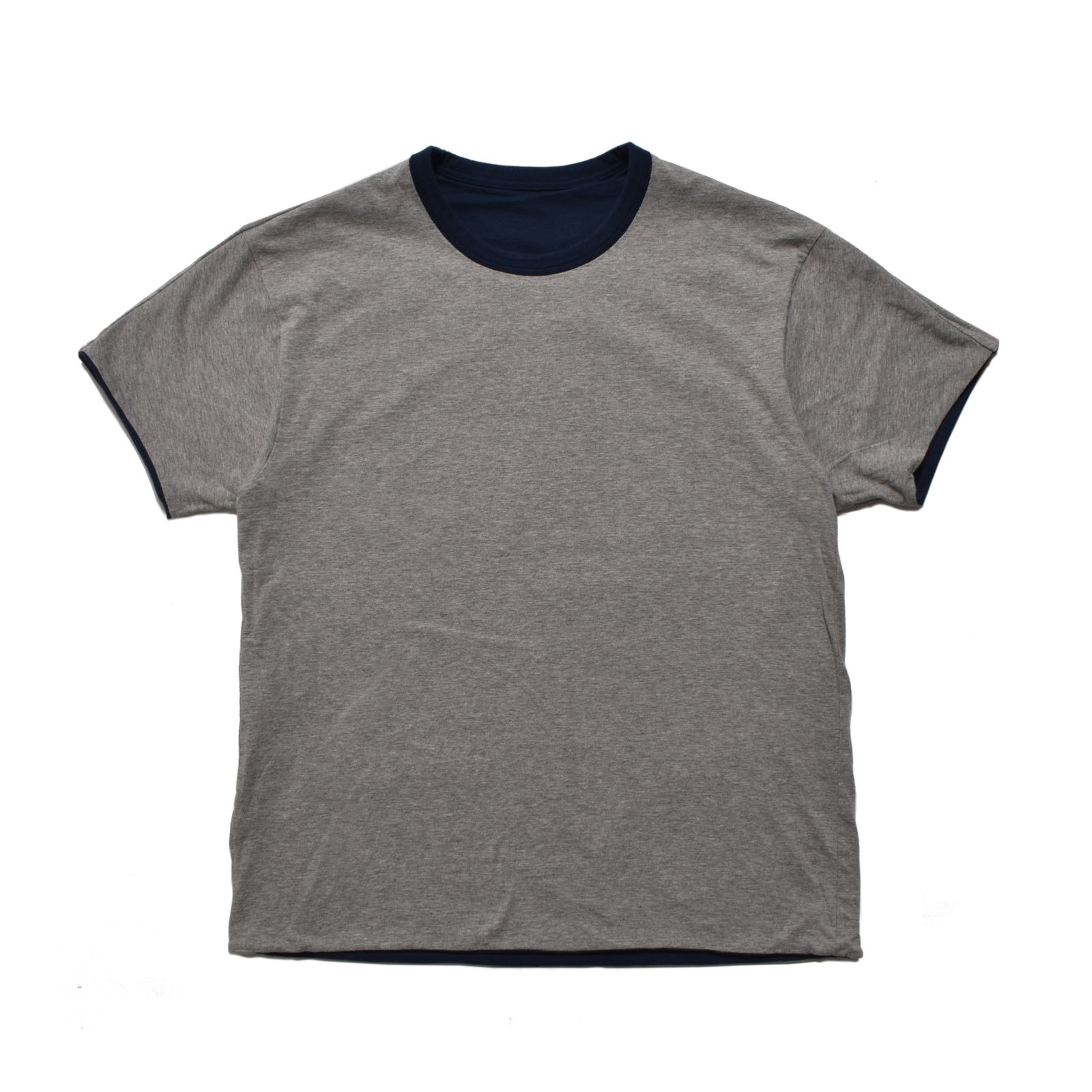 Reversible T-SH （BLU） / リバーシブル プリントTシャツ （ブルー） 2508-4001