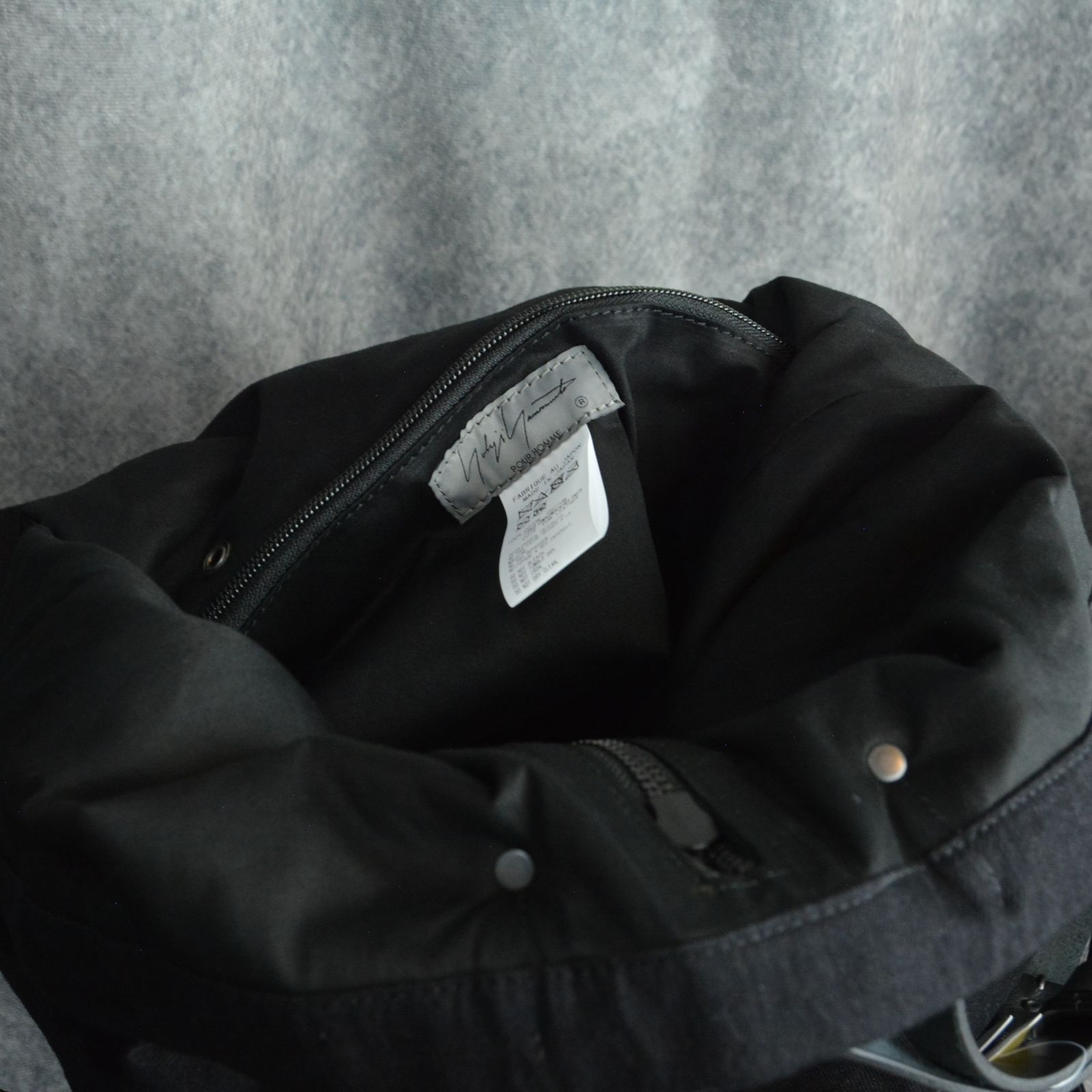 KATSURAGI DENIM BIO DRAWSTRING BACK PAC （BLACK） / バックパック （ブラック） / HO-I05-067-1-03
