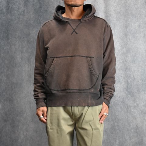 W-V AFTER HOODIE (BLACK / ブラック) パーカー フーディー 2401002M