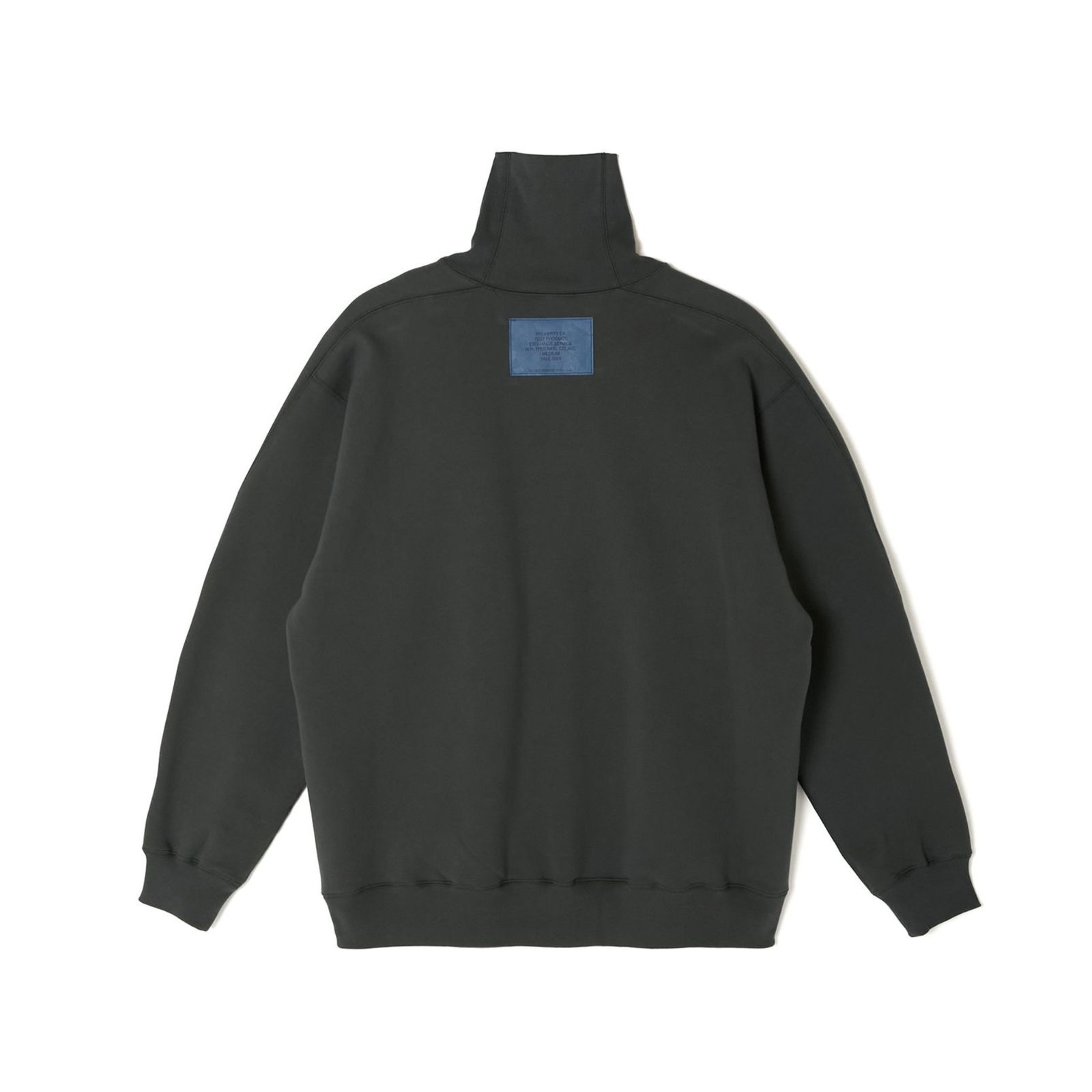 EXCHANGE HIGH NECK LONG SLEEVE (CHARCOAL) - ハイネック ロングスリーブ スウェット （チャコール） / 9242-CS02-009