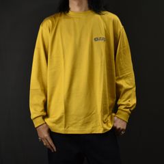 VINTAGE TYPE R/C DROP SHOULDER L/S TEE (MUSTARD) / ヴィンテージタイプ ドロップショルダー ロンT