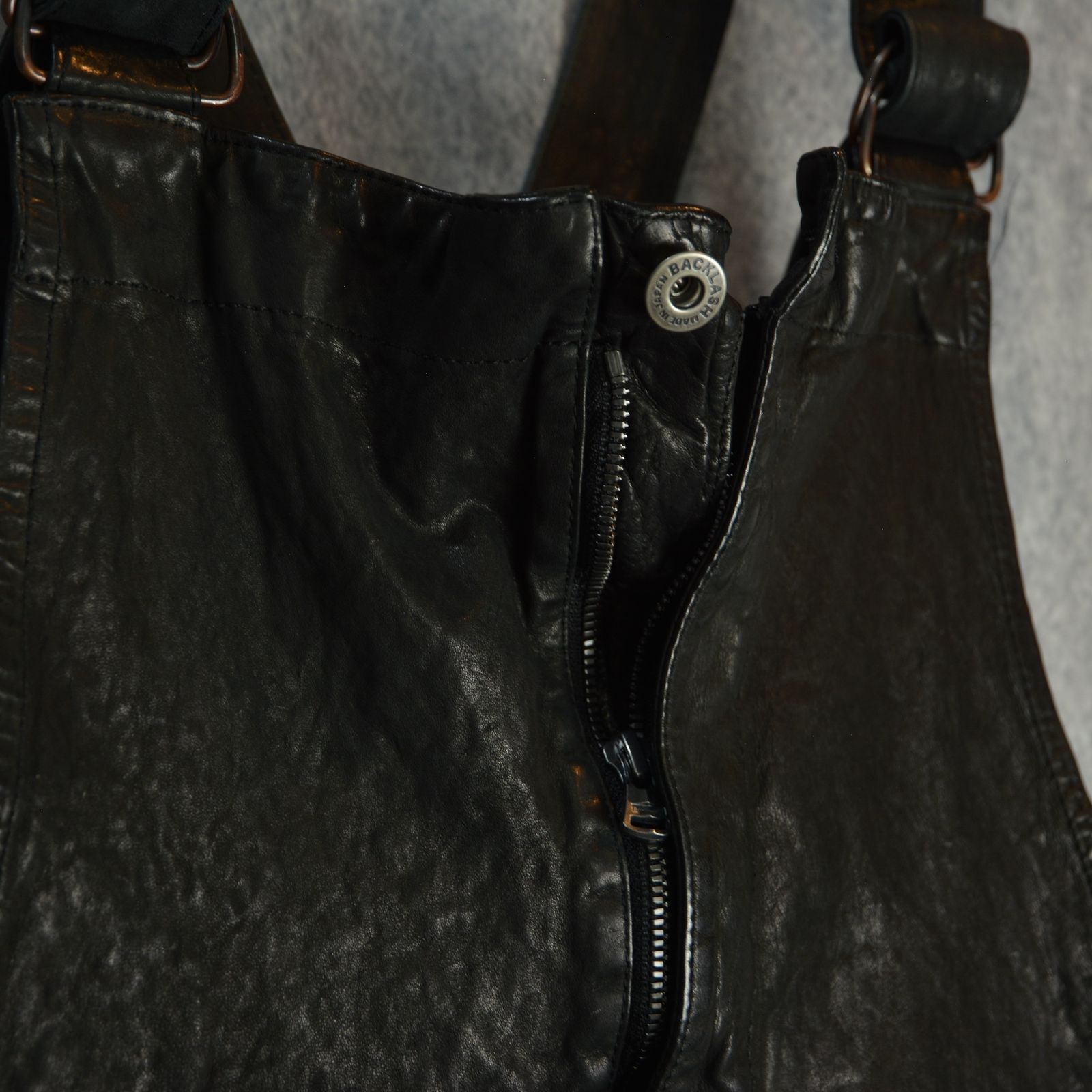 ジャパンステア 製品染め サルエルサロペット (BLACK)