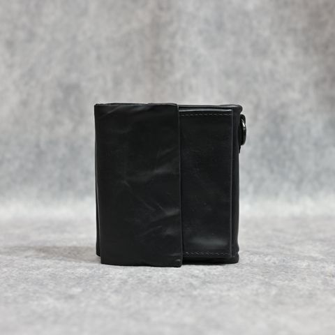 ホーウィンレザー 二つ折り スナップウォレット （BLACK / ブラック）｜894-05