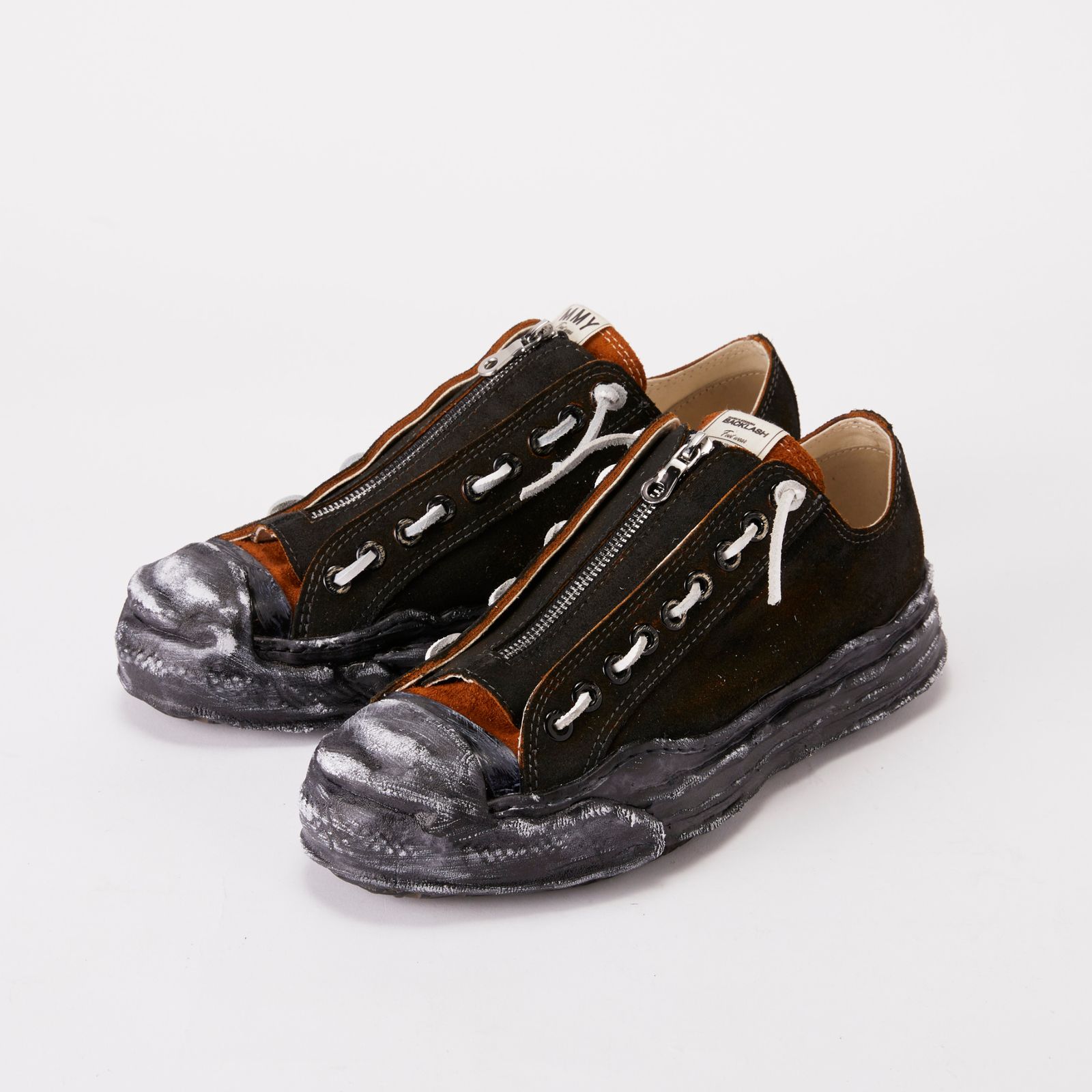 × Maison MIHARA YASUHIRO ステアレザースエード / MMYソール 製品染め スニーカー （BLACK/ブラック）