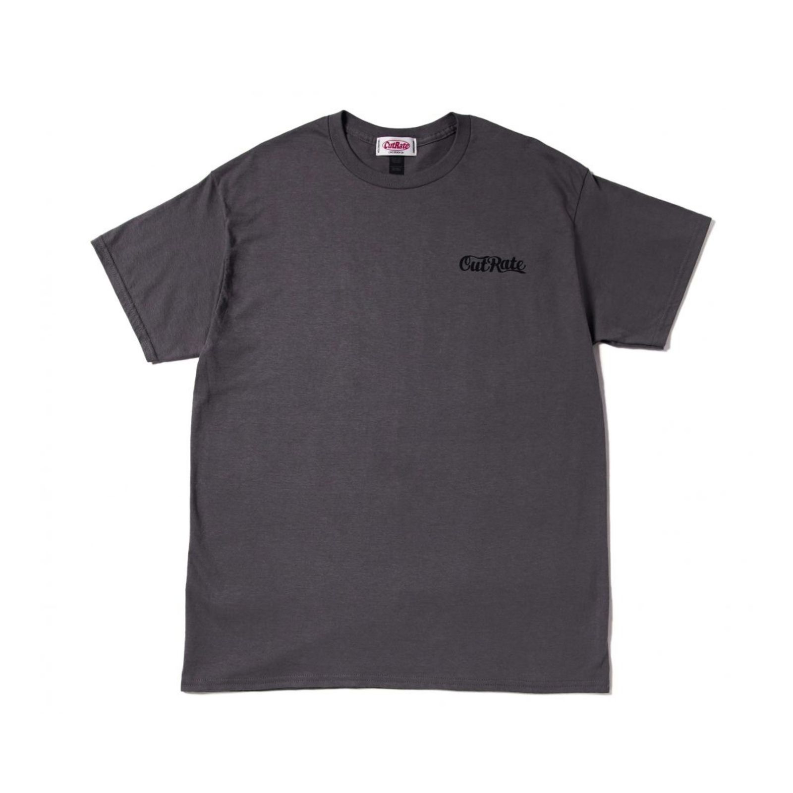 CAT RATE TEE (CHARCOAL)｜キャット 猫 Tシャツ｜CR-25SS003