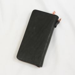 ダブルショルダーレザー ラウンドウォレット