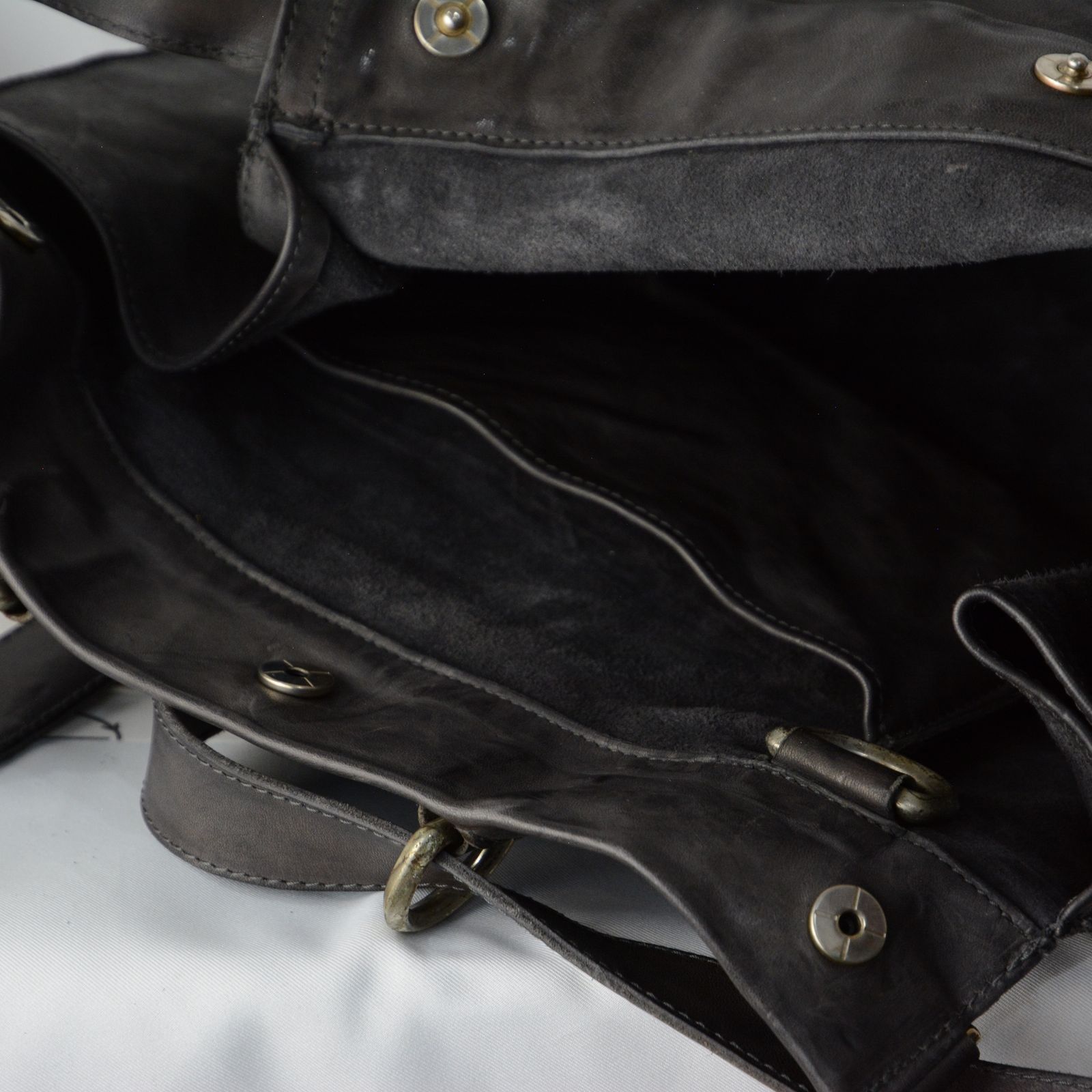 HORSE LEATHER BAG BACKPACK MW-4 UNLINED （82N）