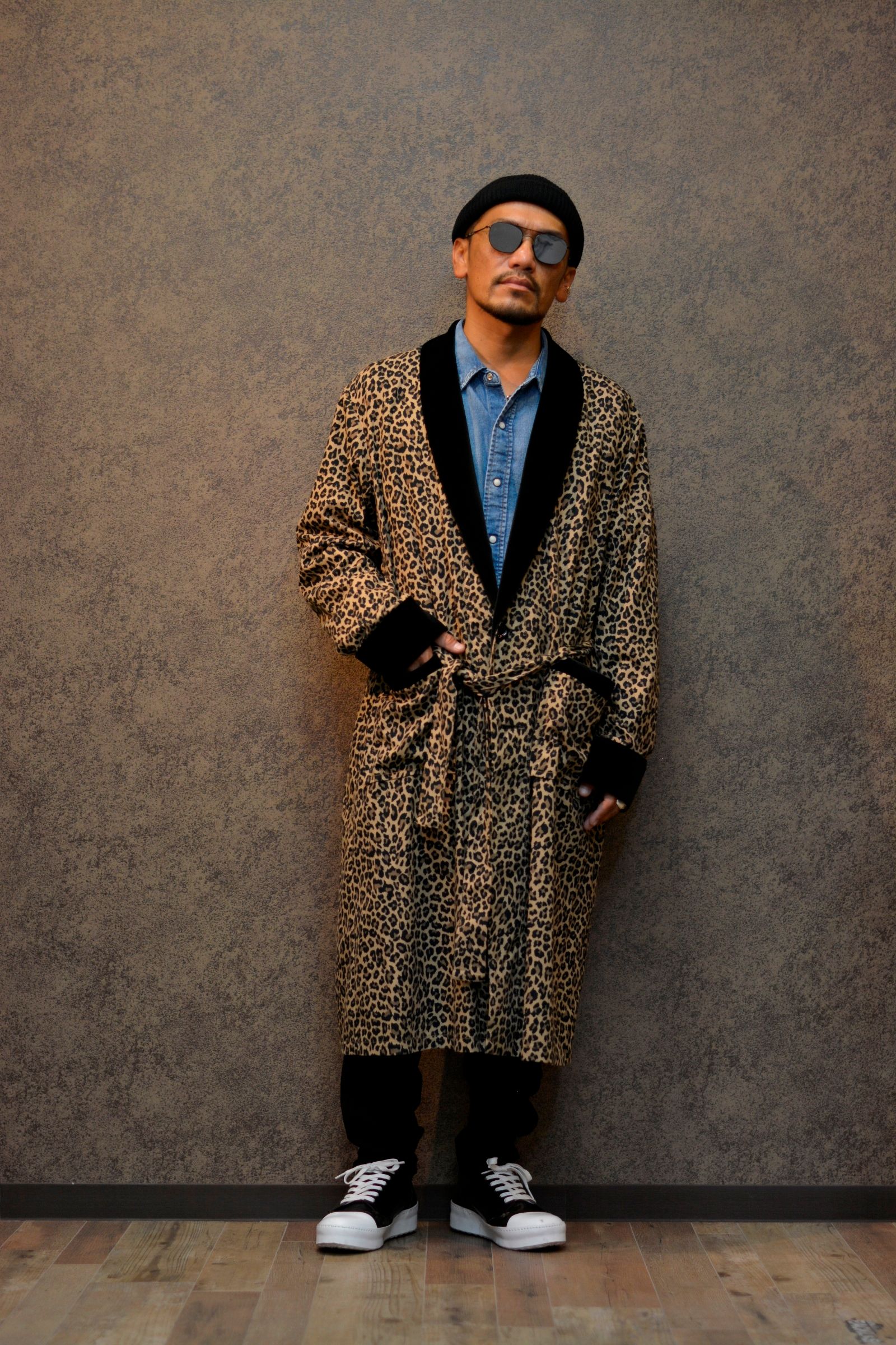 Flannel Leopard Gawn