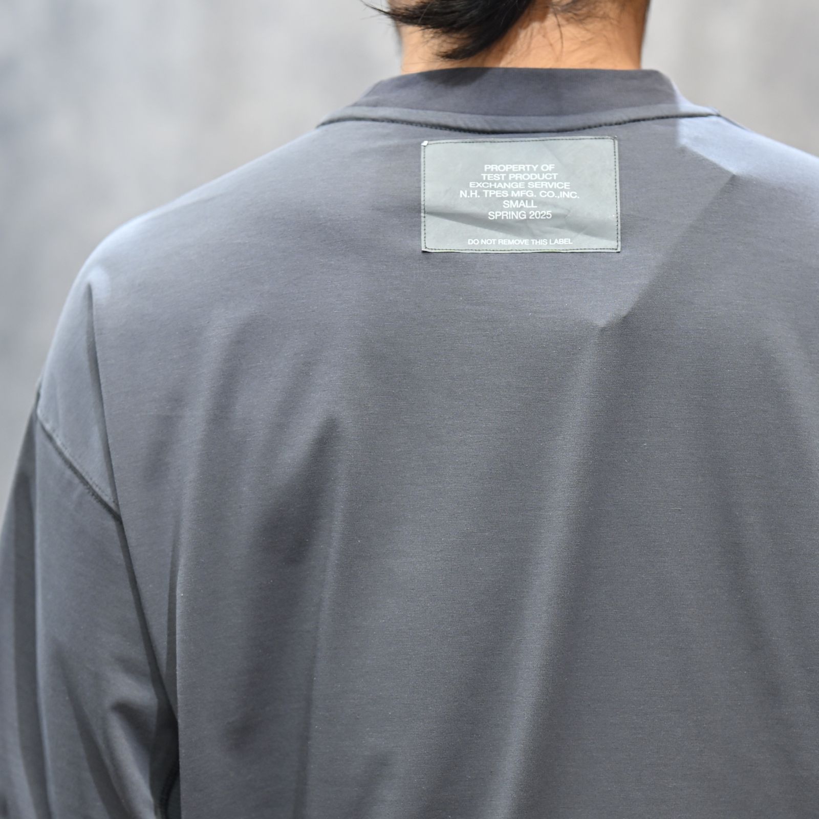 SIDE-PANEL T-SHIRT （CHARCOAL） / ドロップショルダー Tシャツ （チャコール） 9251-CS53-015