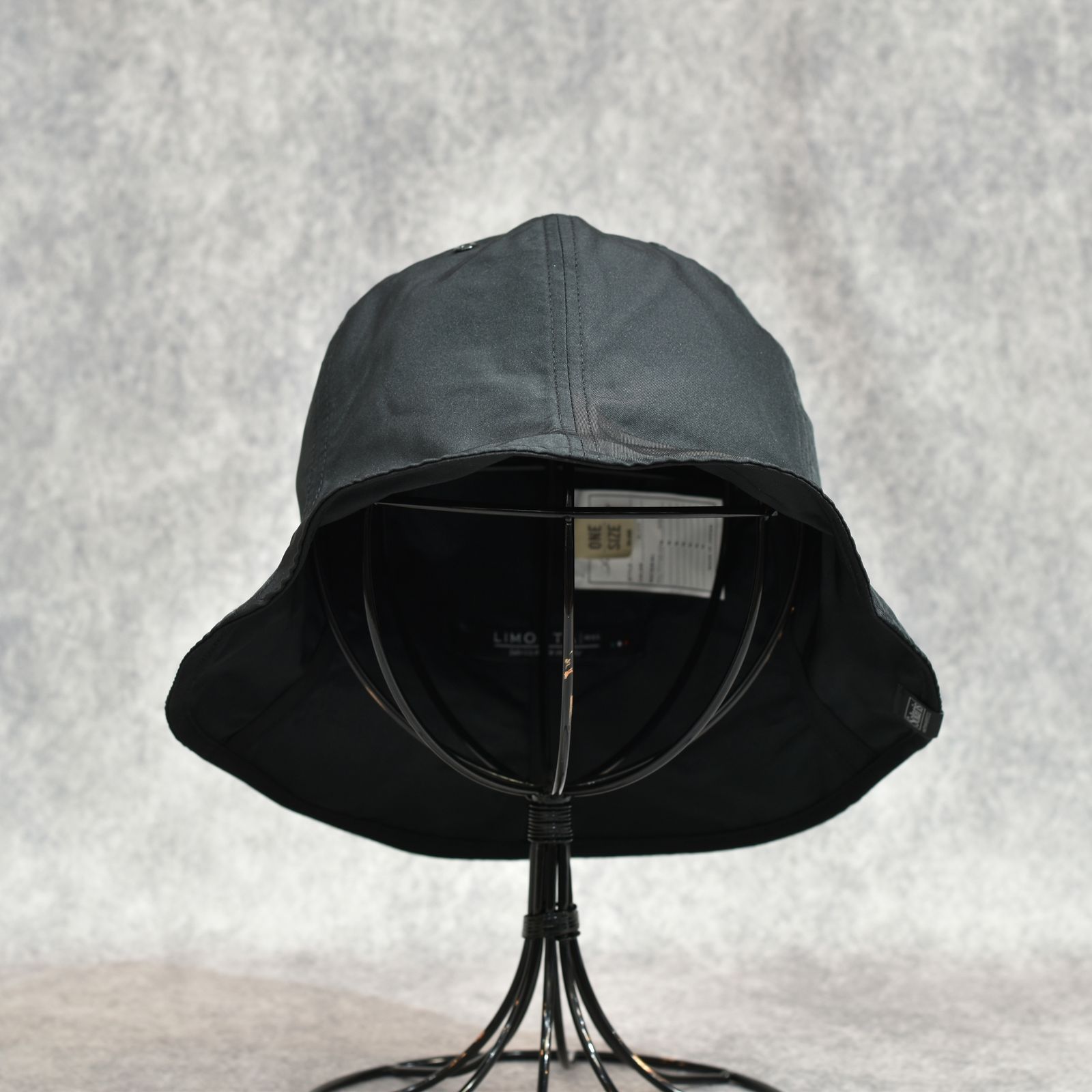 Limonta Twill Tulip Hat "EGGMAN" (BLACK)｜チューリップハット｜Y01004