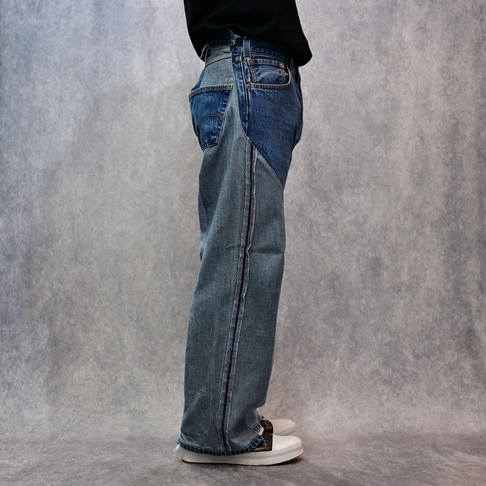 OLD PARK×MINEDENIM Inside out Chaps Jeans （USS） / MND-25SSOP002