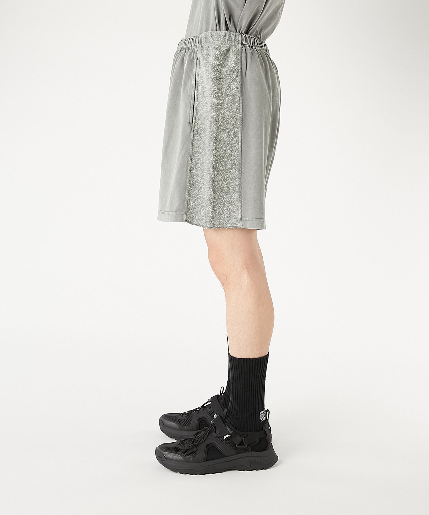 N.HOOLYWOOD × Champion｜HALF PANTS （GRAY / グレー）｜ハーフパンツ｜C8-D513