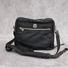 SUPER NYLON SIMPLE SHOULDER BAG (BLACK) / スーパーナイロン ショルダーバッグ （ブラック） PC-015-3075-10