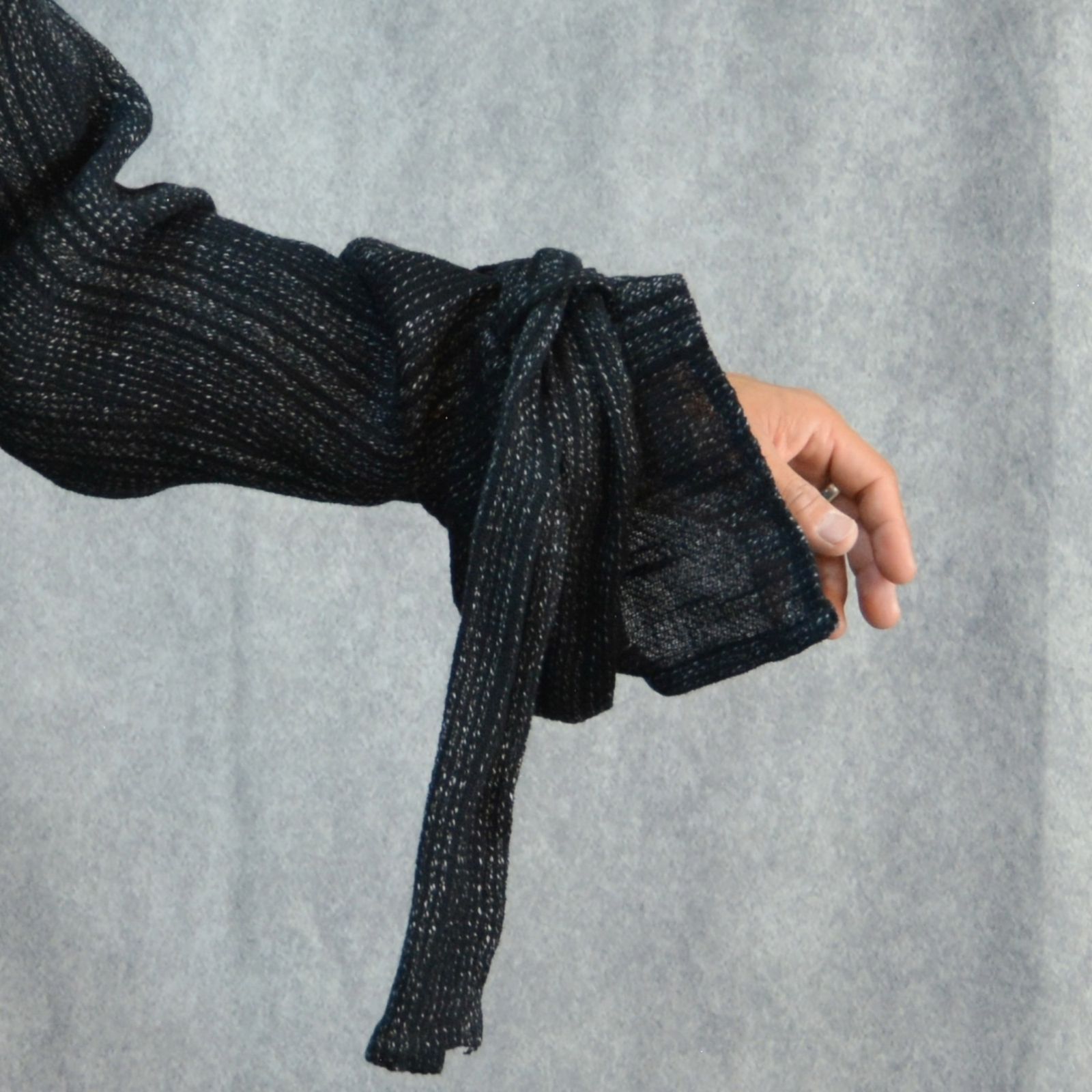 yohji yamamoto - C/L S.T B K-JB W/DETACHABLE STOLE (BLACK