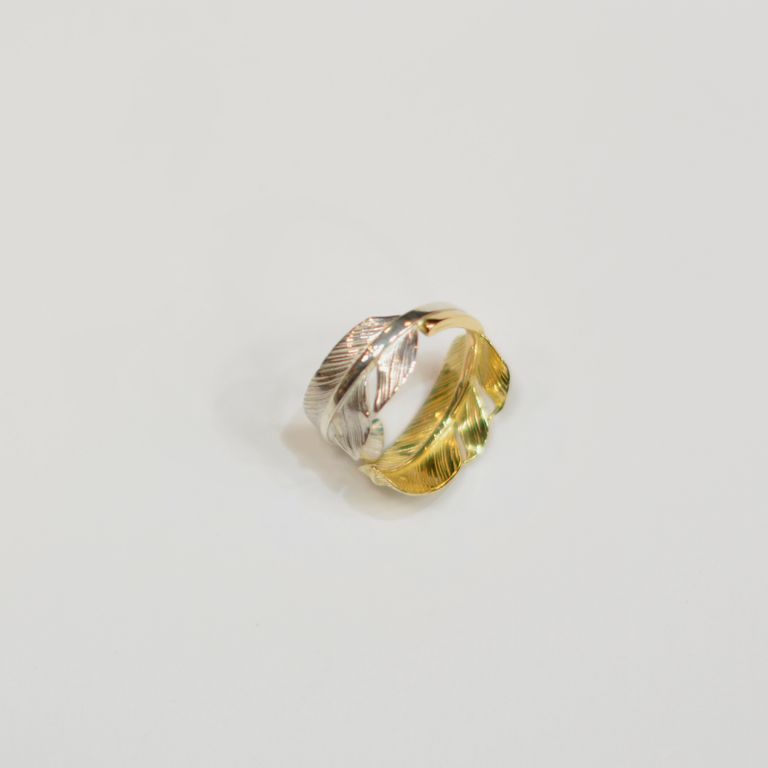 TARO WASHIMI S K18 feather  S feather ring chord online store