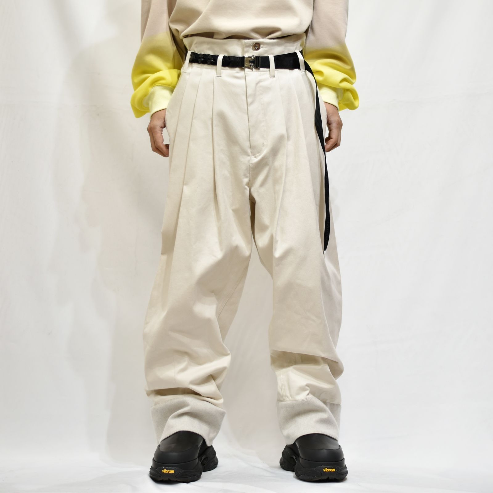 3タックハイウェストバギーパンツ / LB22AW-PT03-KT (BALM)