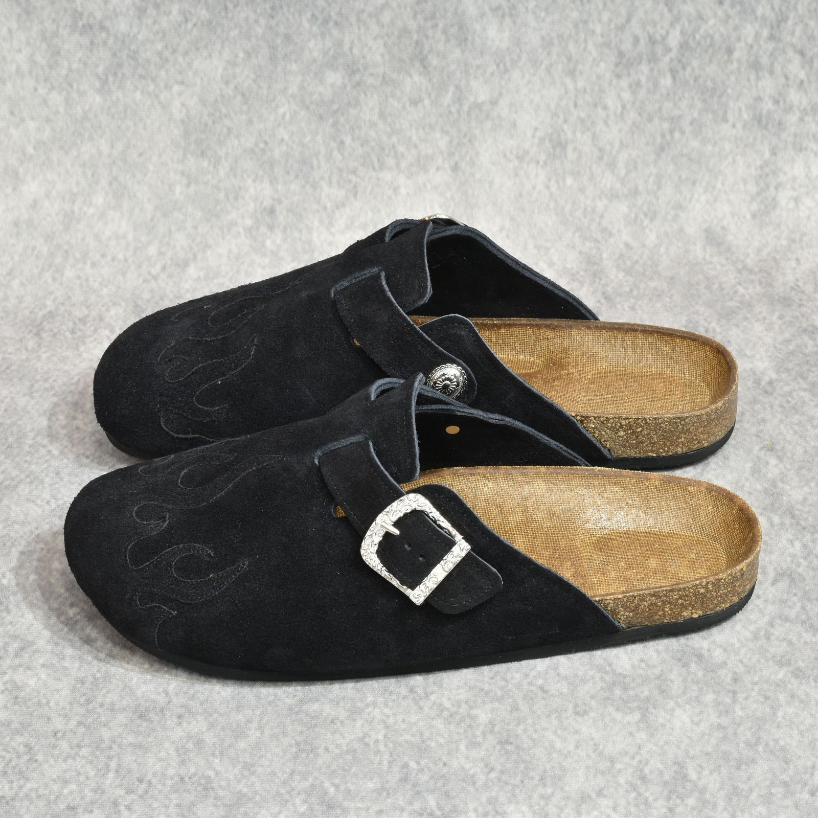FLAME PATTERN SABO SANDALS (BK)｜フレームパターン サボサンダル｜PD26SAC06
