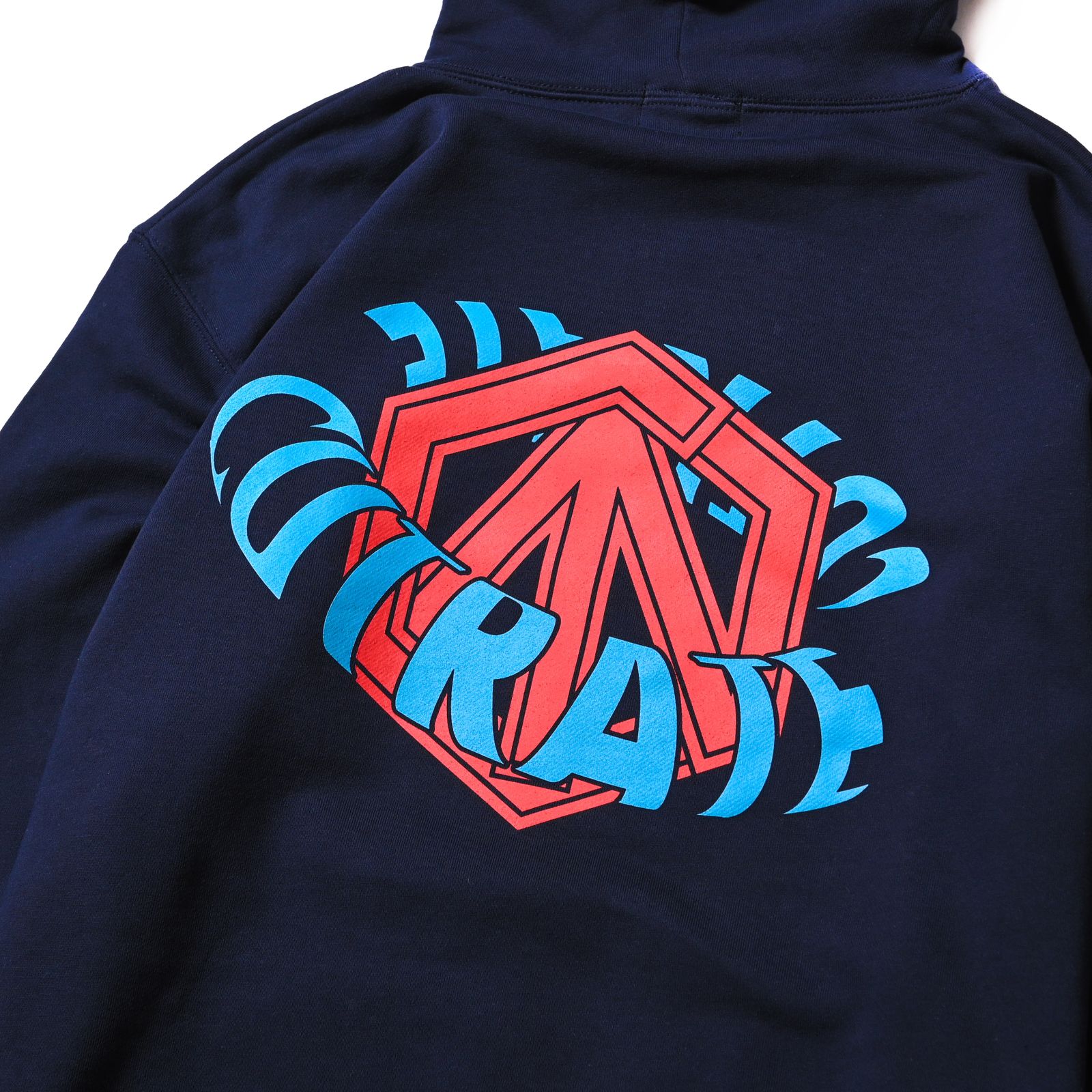 CUTRATE NS LOGO L/S PULLOVER PARKA  (NAVY)